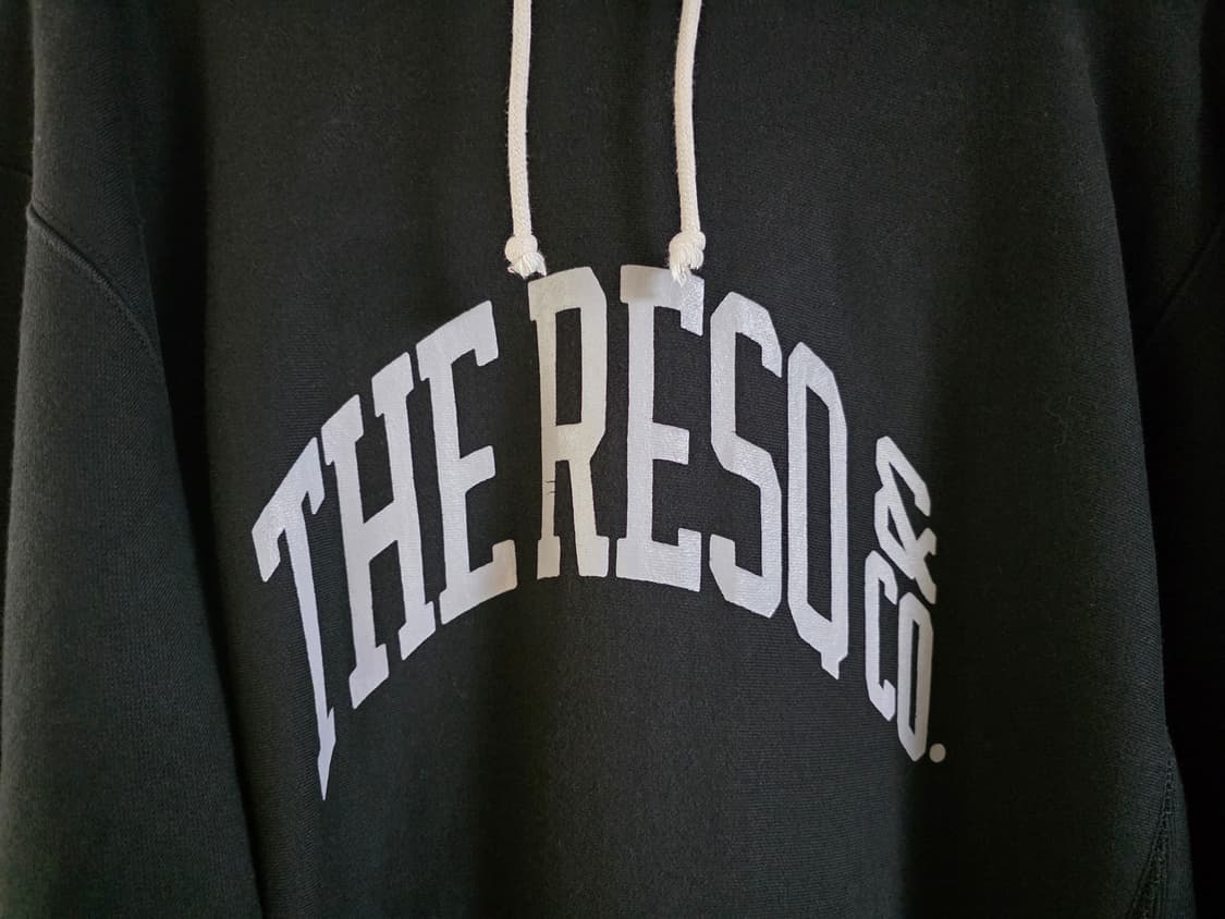 더레스큐 후드 티셔츠 블랙 XL 상품이미지2