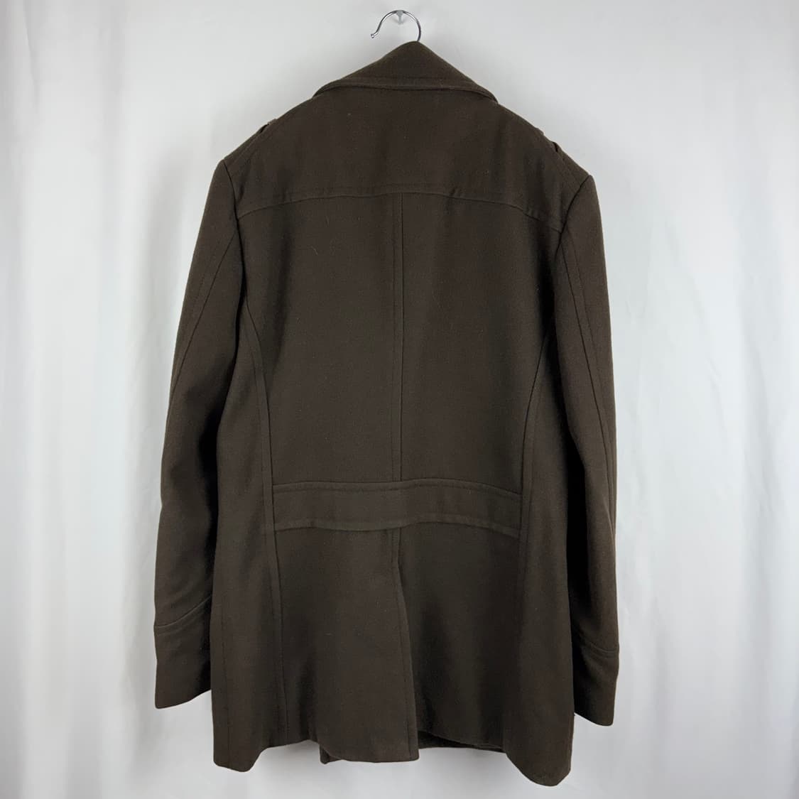 (100) 바쏘옴므 피코트 카키브라운 상품이미지6