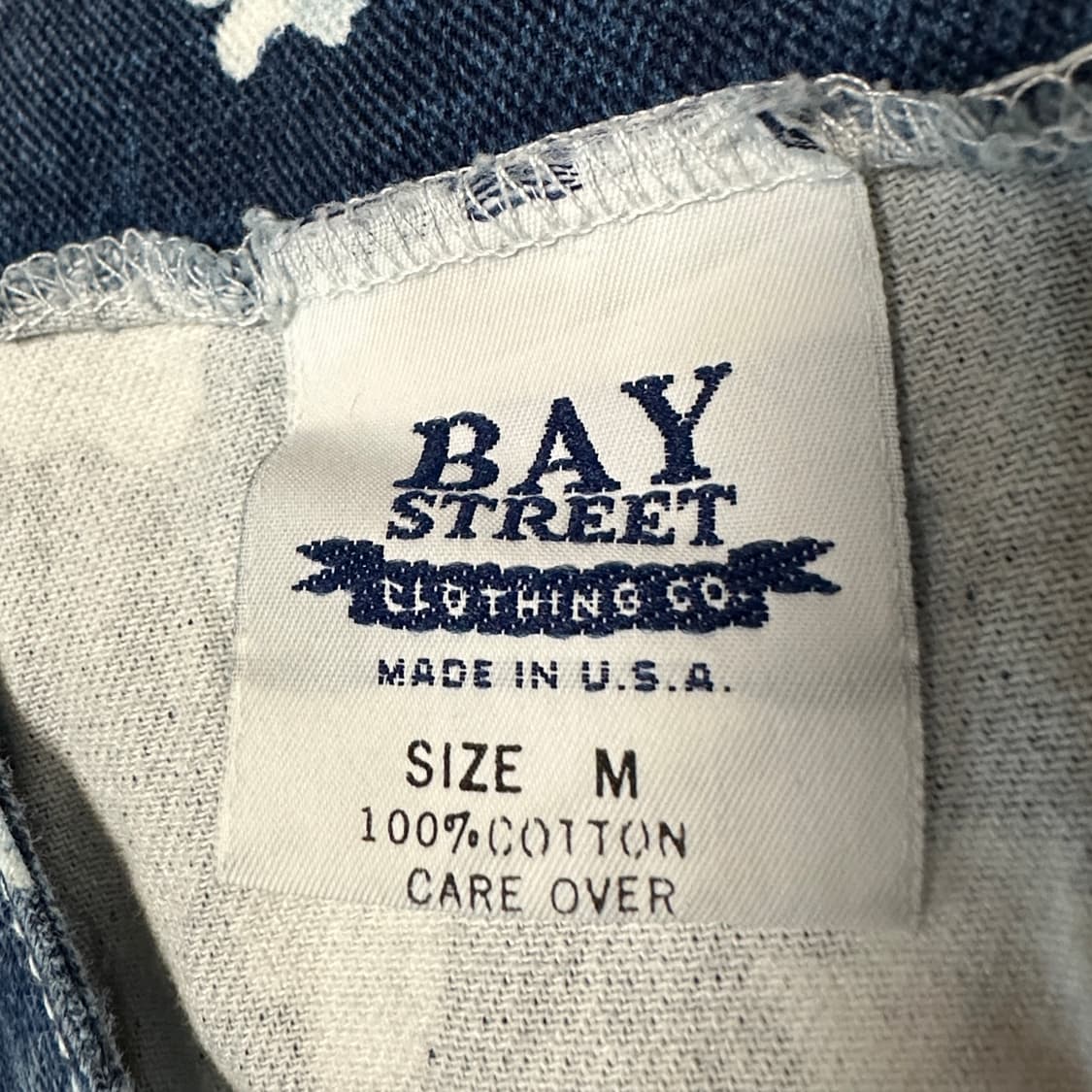 VINTAGE usa made denim work vest 상품이미지3