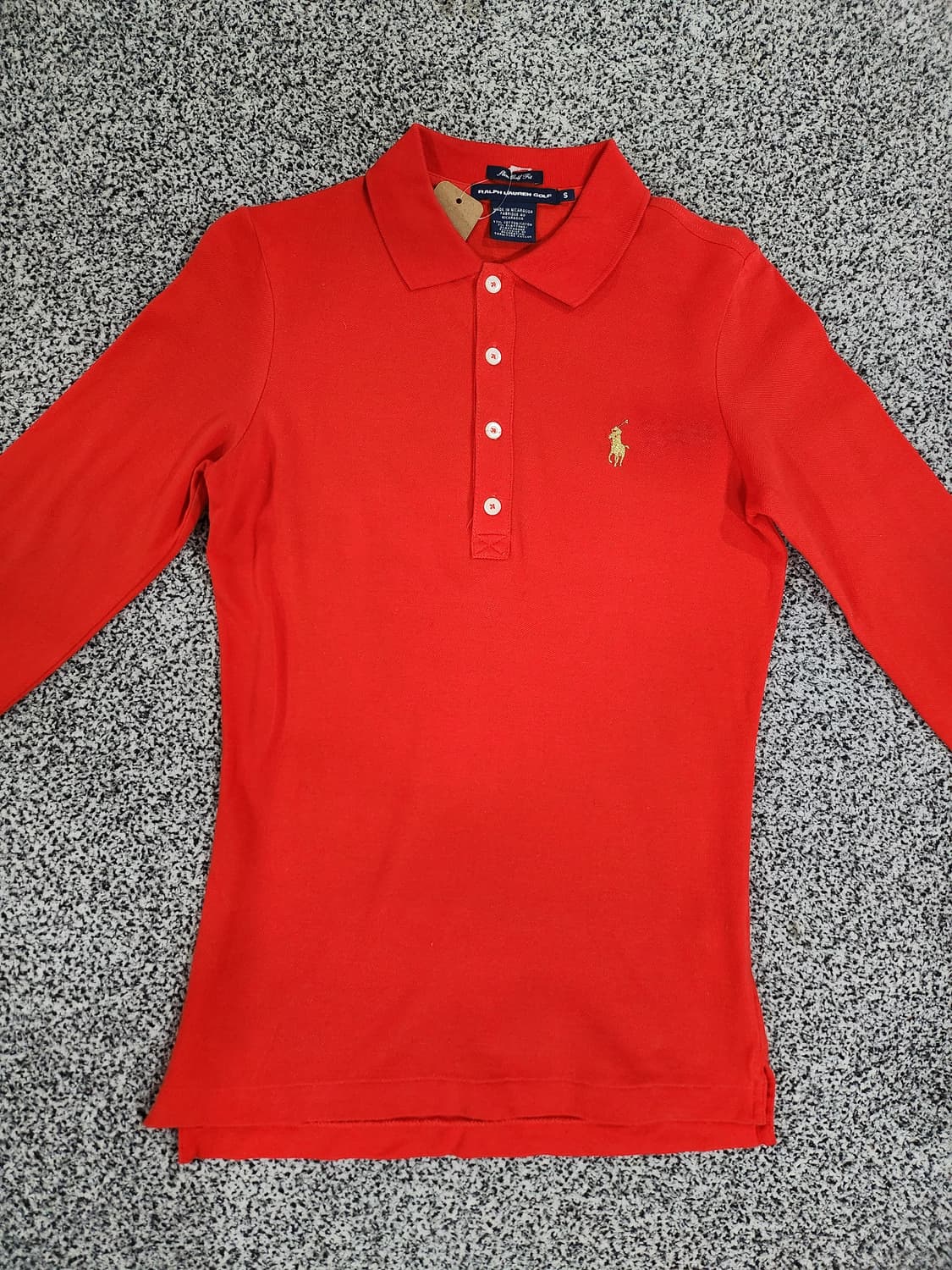 //Ralph Lauren 골프  레드 카라티 S 상품이미지1