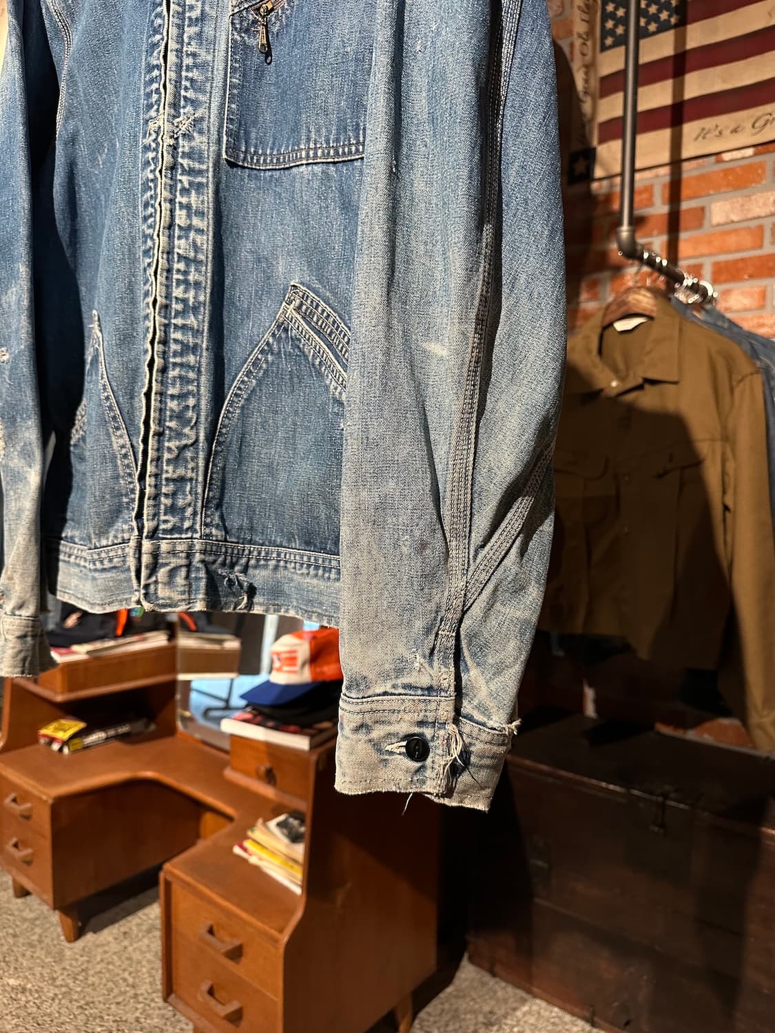 70s USA LEE 91-B Denim Work Jacket 상품이미지5