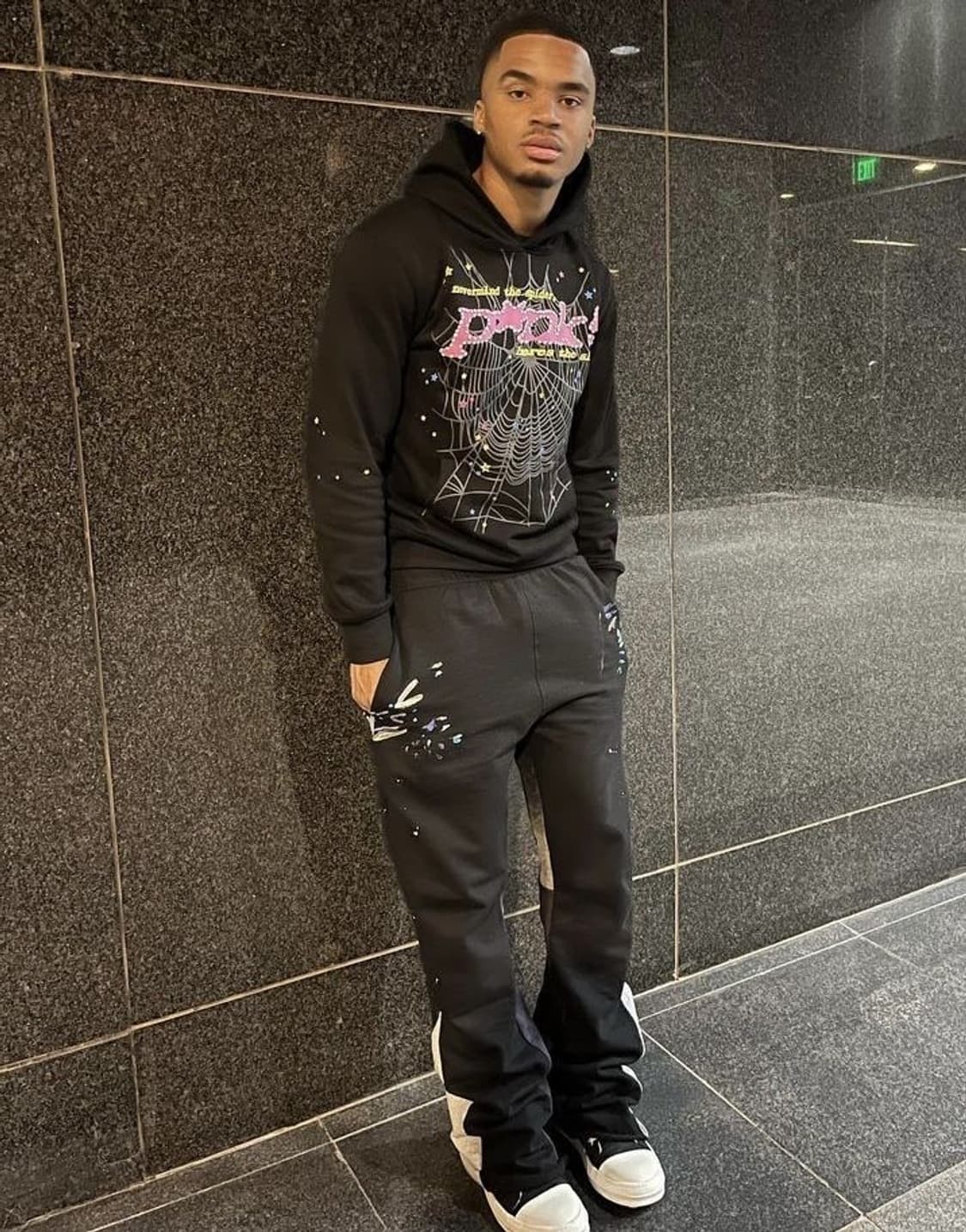 OG Sp5der 후드 블랙 XL 상품이미지1