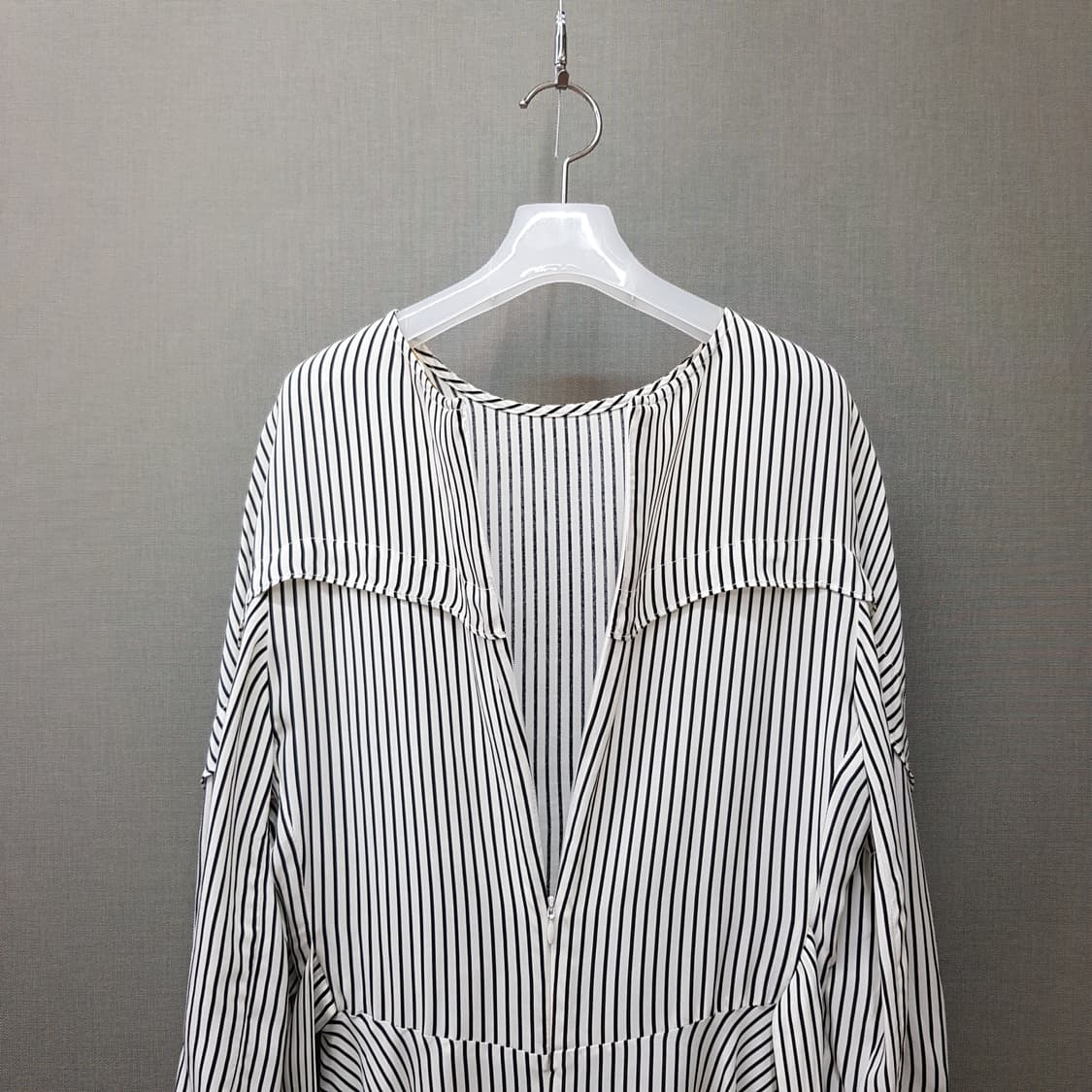 MAJE 마쥬 스트라이프 벨티드 플레어 원피스 1사이즈 상품이미지6