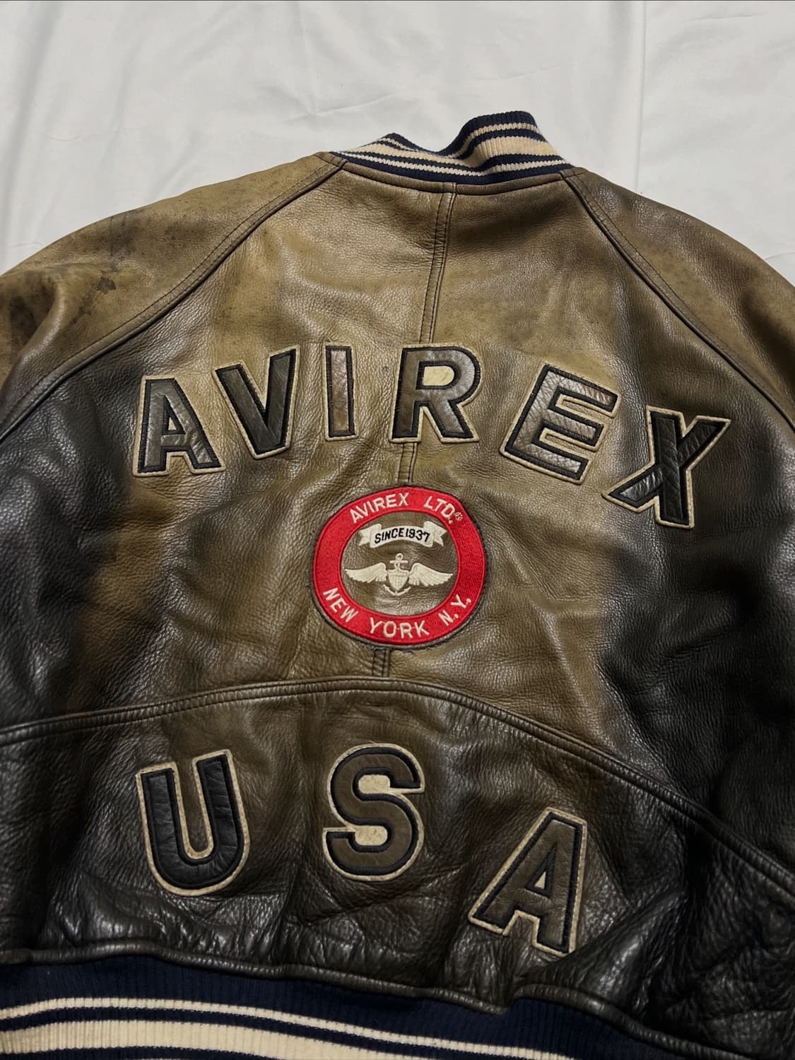 아비렉스 아이콘 가죽자켓 상품이미지8