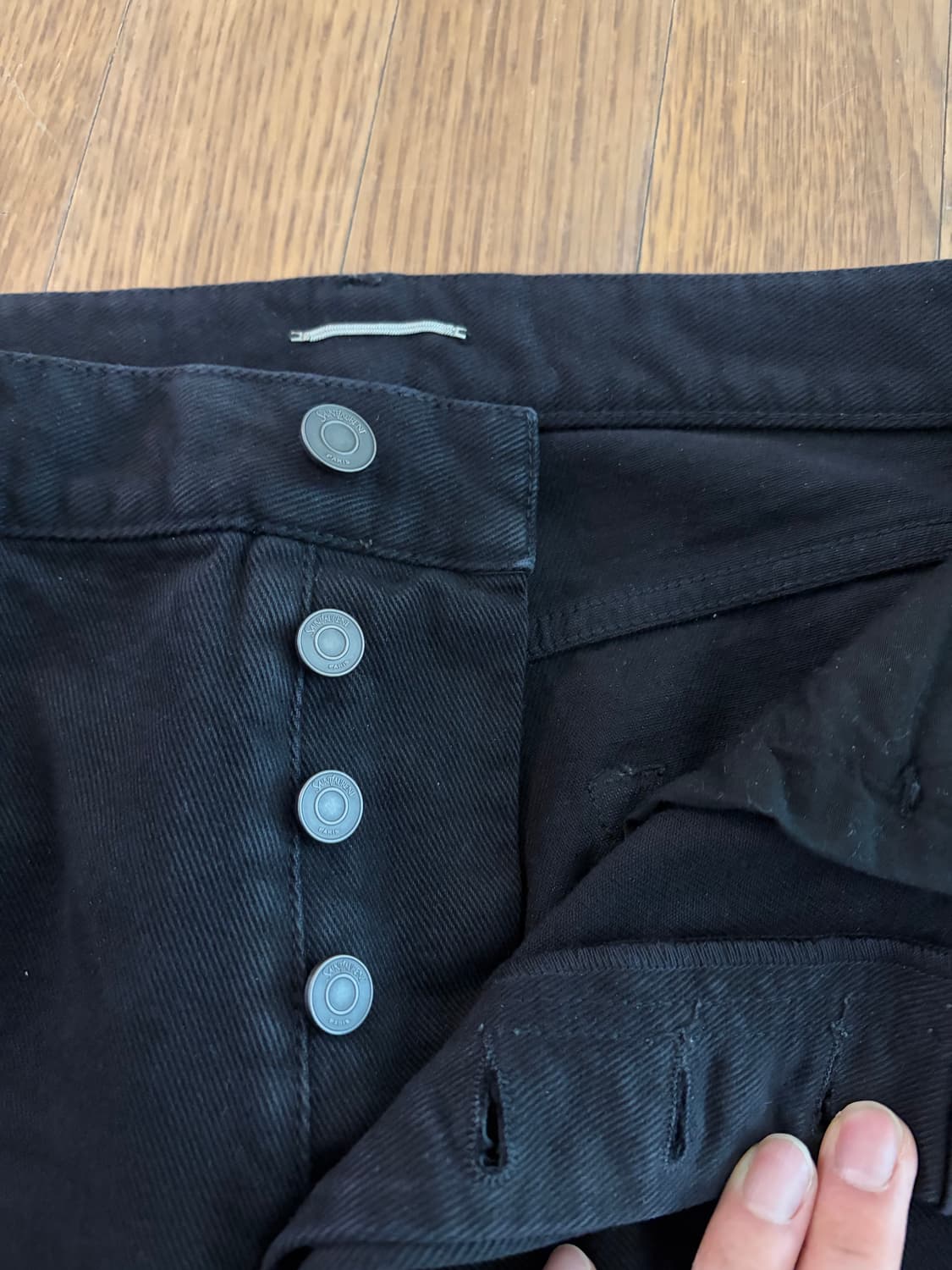 생로랑 블랙 데님 상품이미지5