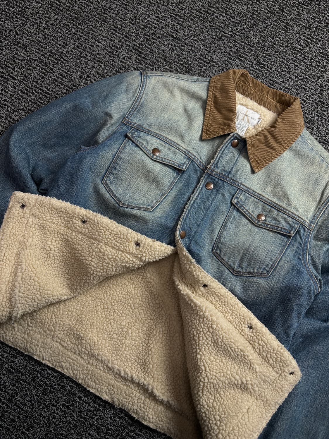 캘빈클라인 아카이브 데님 아메카지 트러커 자켓 2280 상품이미지4