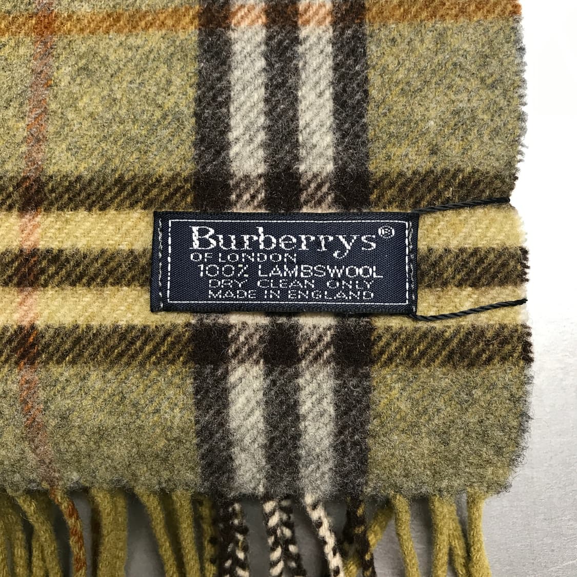 버버리 정품 램스울 머플러 카키 상품이미지4