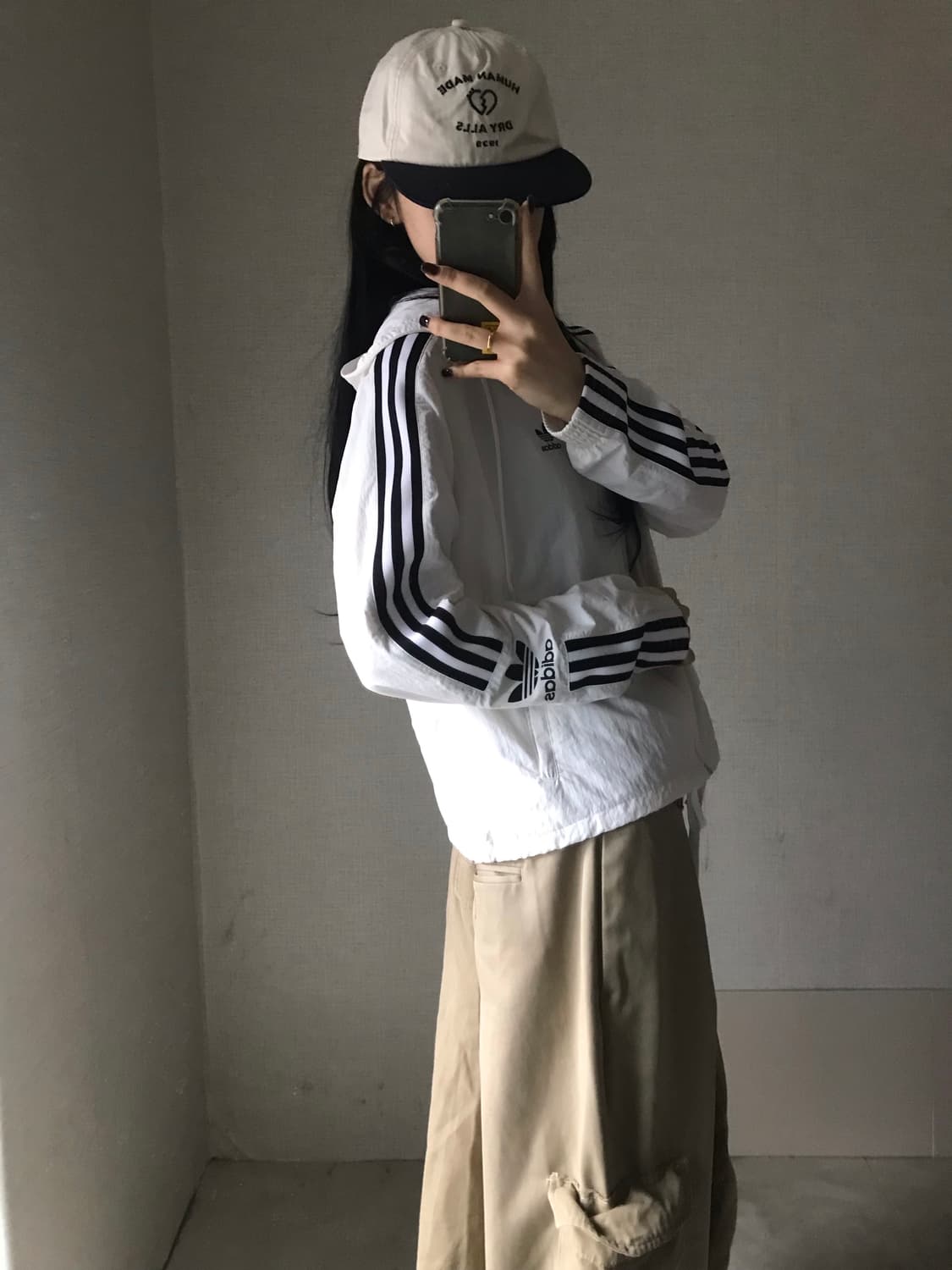 아디다스 흰검 바람막이 상품이미지5