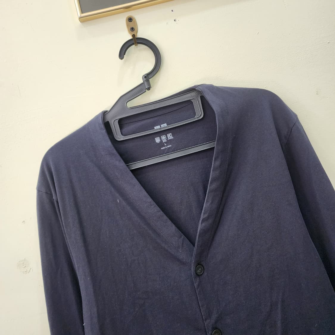 유니클로 AIRism 네이비 가디건 상품이미지2