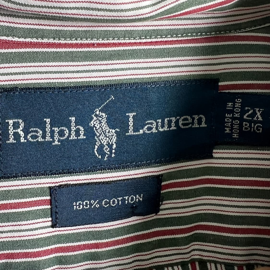 폴로 랄프로렌 멀티 스트라이프 셔츠 2XL 상품이미지3
