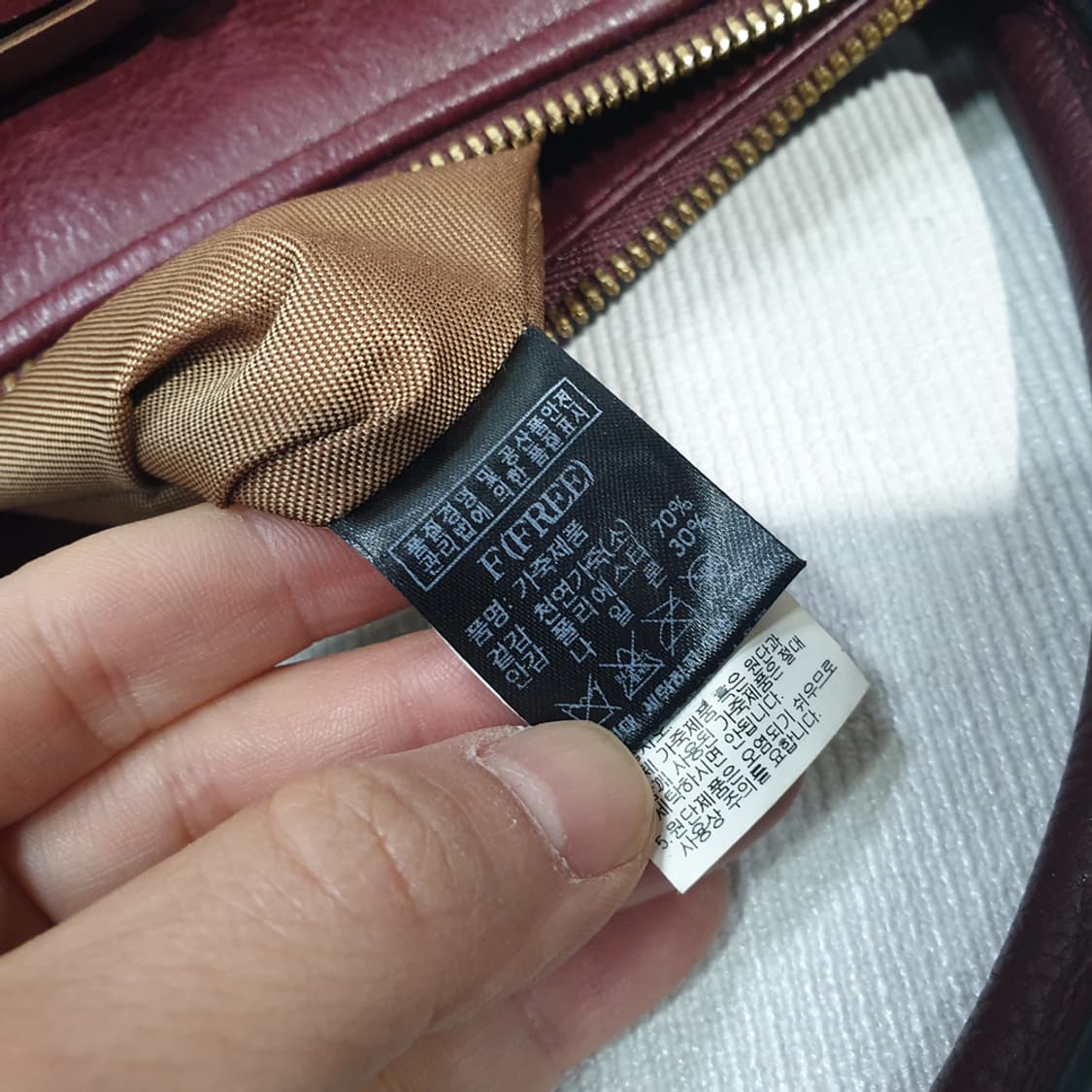 빈폴ACC 와인 스펜서 숄더백 가방 상품이미지7