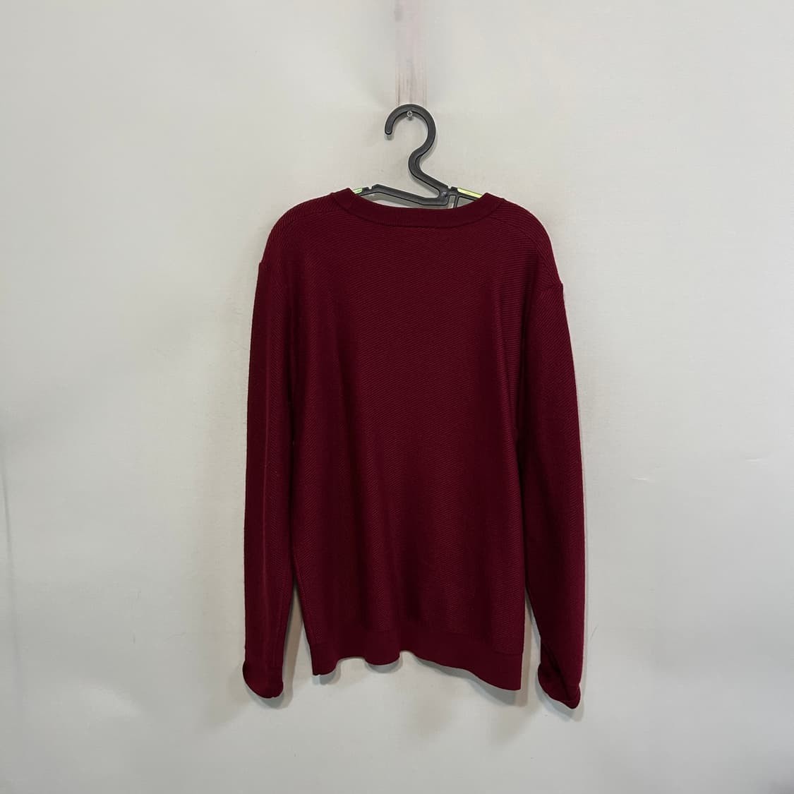 라코스테 남성 버건디 니트 100  상품이미지3