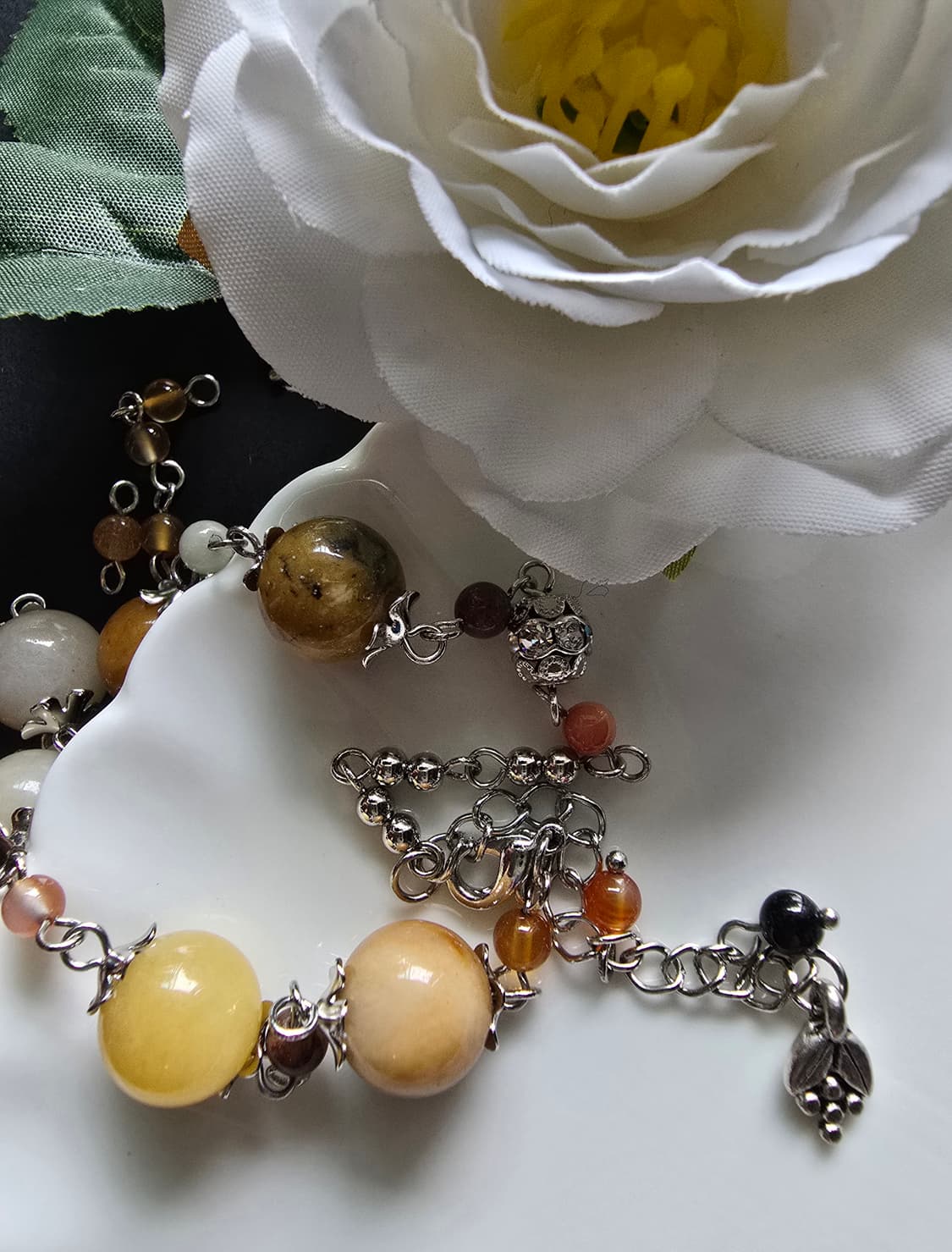 엔틱  황옥 핸드메이드 팔찌 상품이미지2