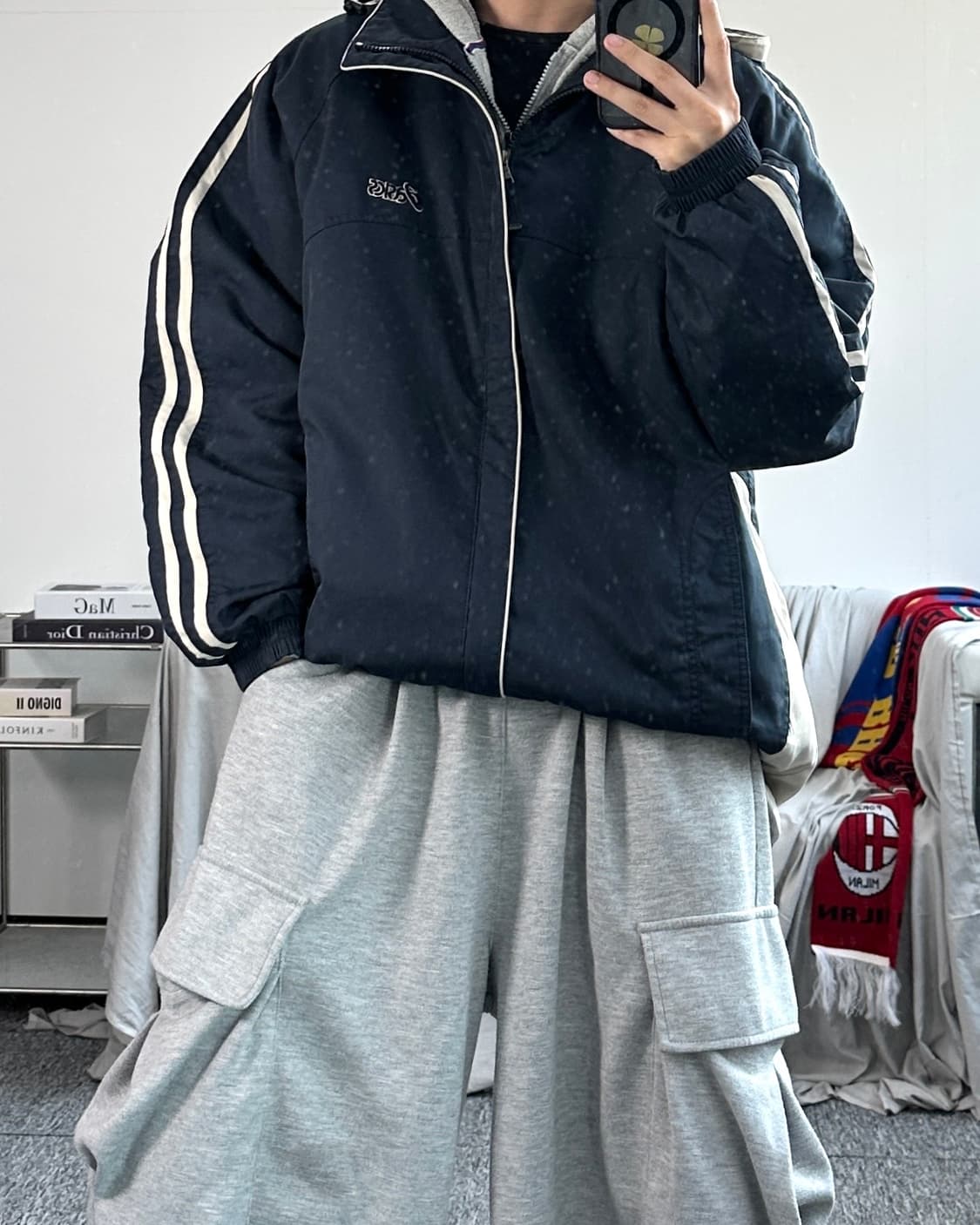 아식스 00s 올드스쿨 누빔 점퍼 110 상품이미지3