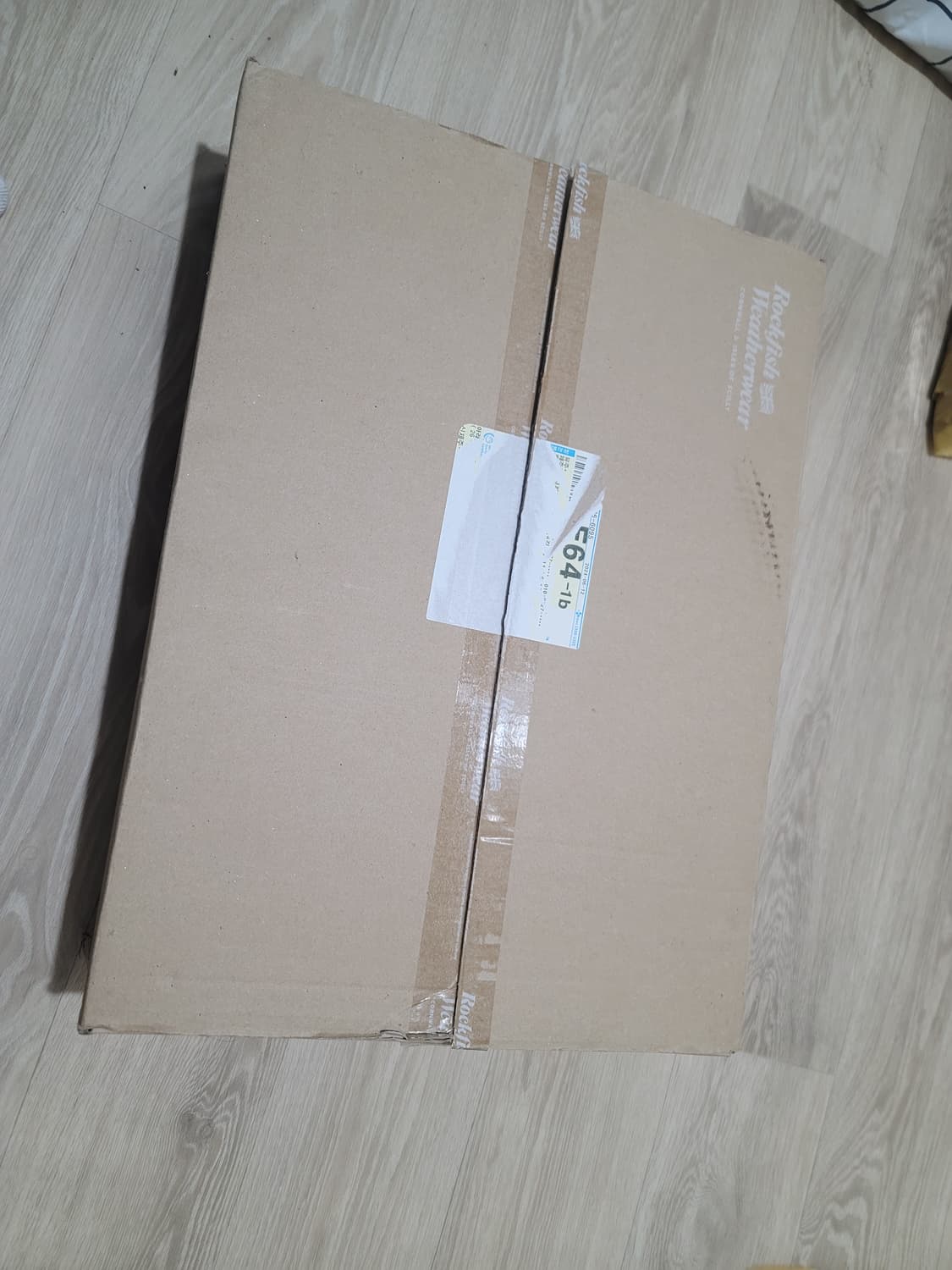 락피쉬 웨더웨어와 MINJUKIM 콜라보 플로럴 패치 레인부츠 롱 아이보 상품이미지1