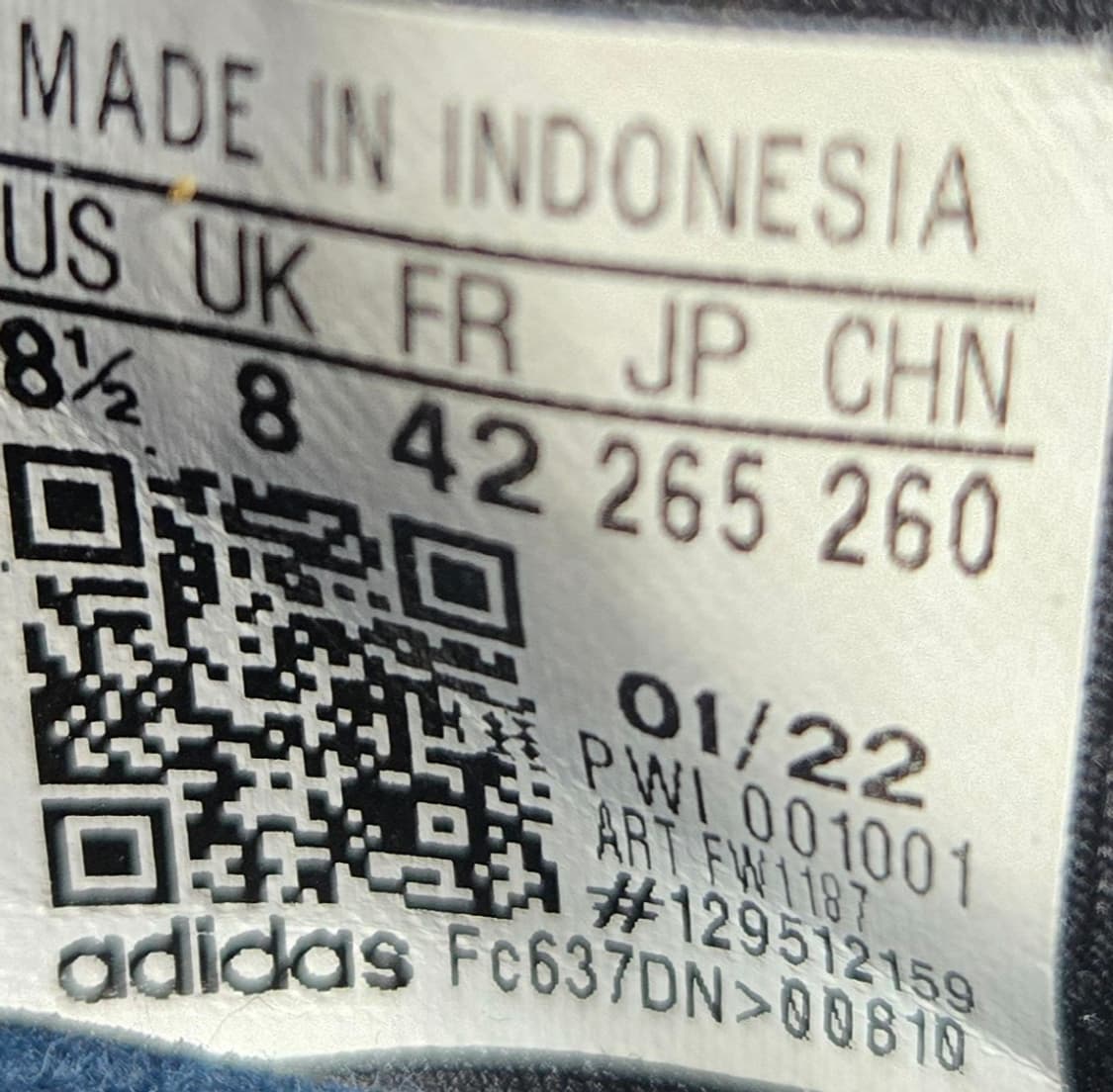 아디다스 265mm-갤럭시 런 발편한 초경량 런닝화 운동화 신발 블랙 상품이미지7