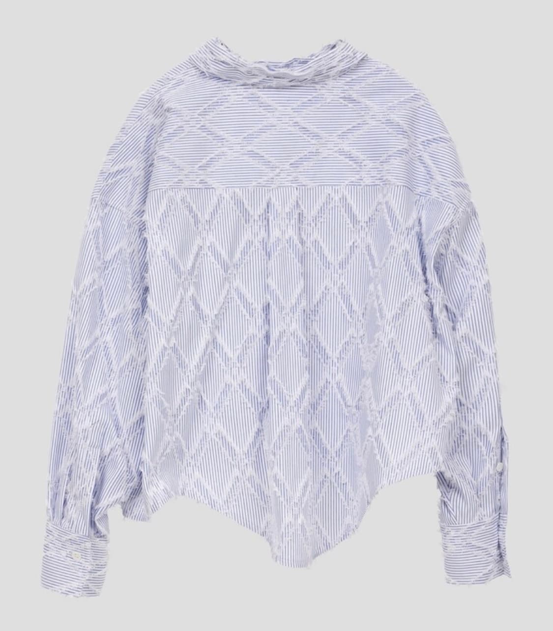 렉토 보헤미안 테슬 스트라이프 셔츠 상품이미지5