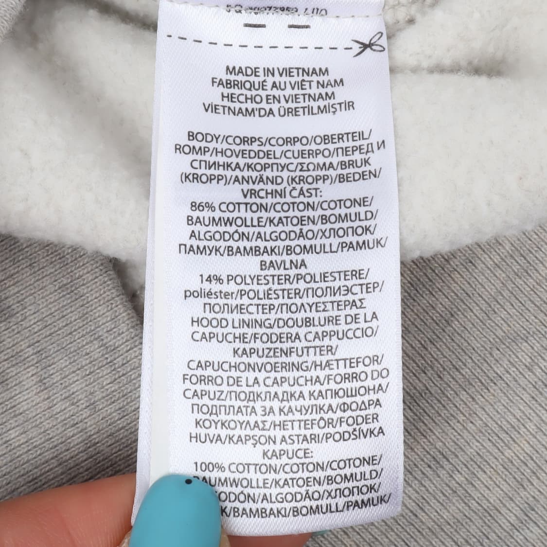 폴로 랄프로렌 QR 라이트 그레이 써멀 후드집업 상품이미지9