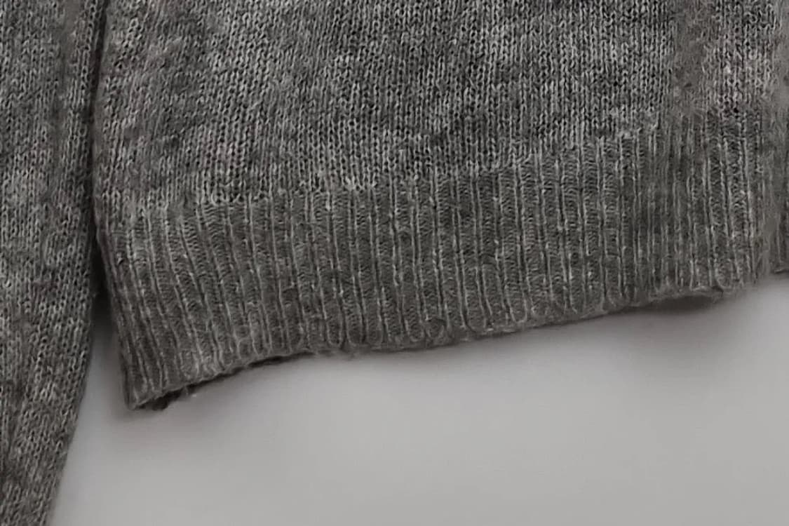 CESEY 빈티지 그레이 자수 니트  상품이미지4