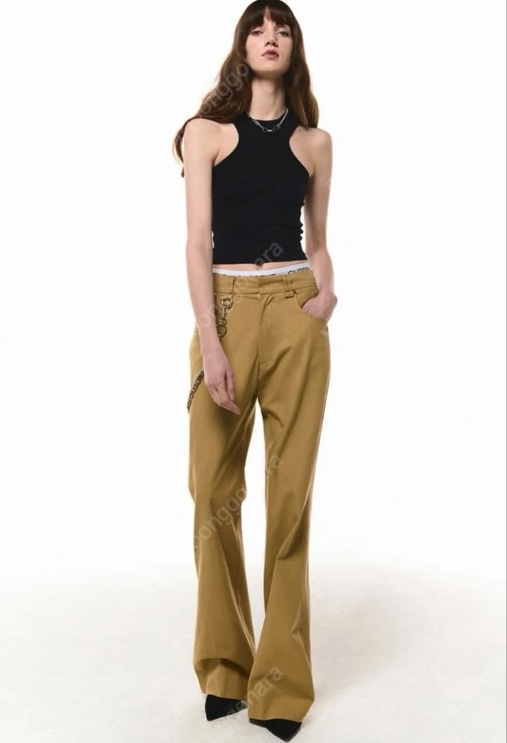 커렌트 current 스트레이트 코튼 팬츠 상품이미지2