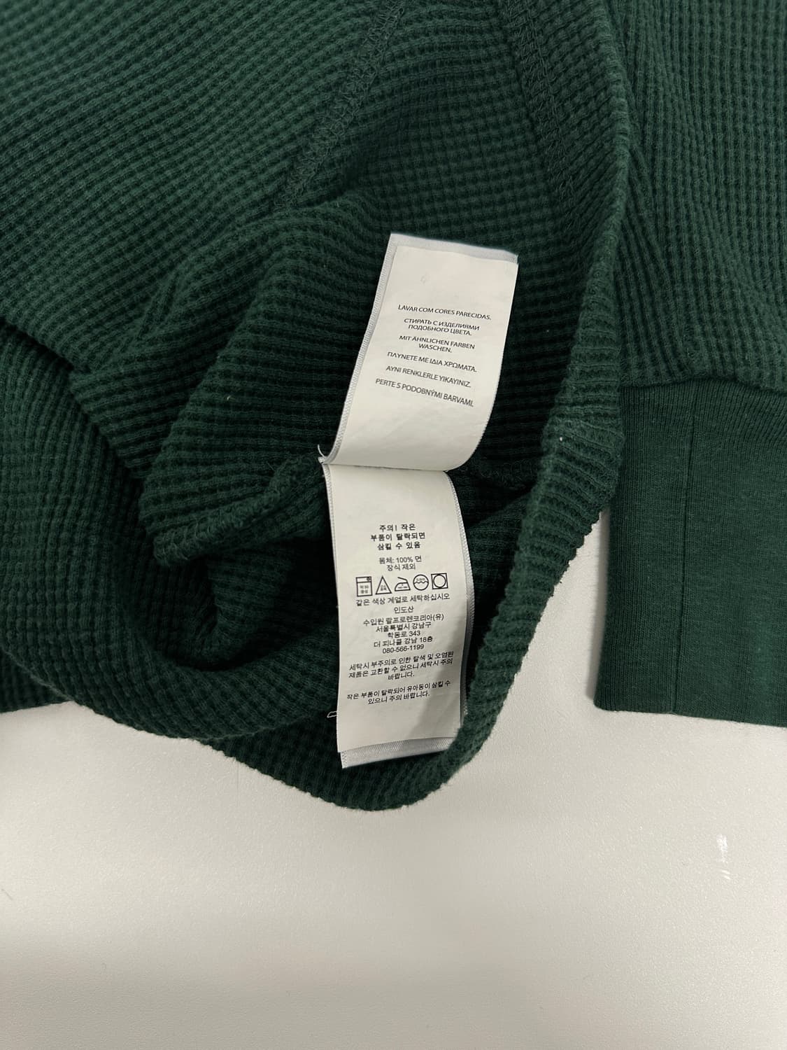 L)폴로 써멀 와플 후드 롱슬리브  상품이미지4