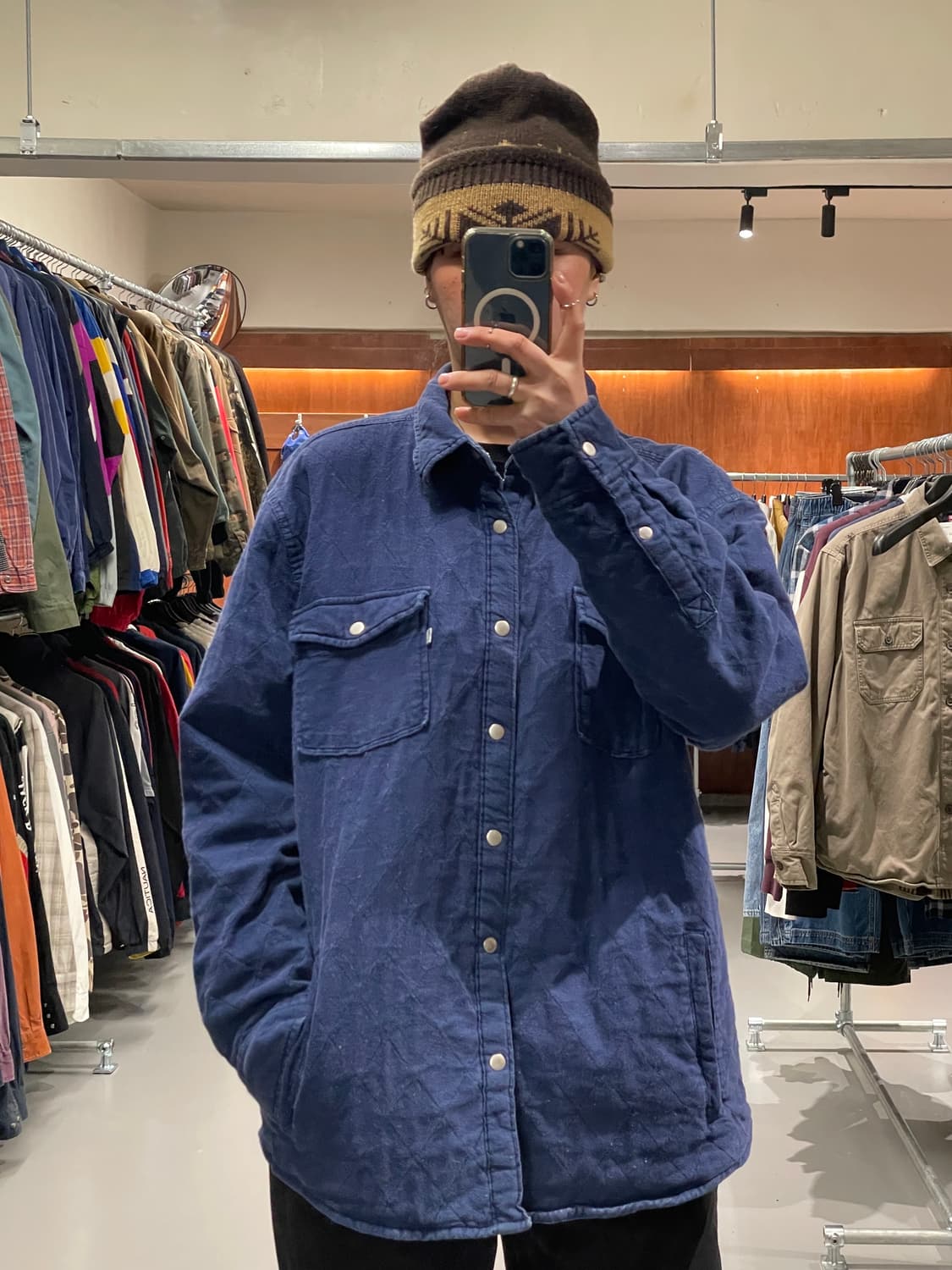 리바이스 누빔 셔츠 자켓   상품이미지3