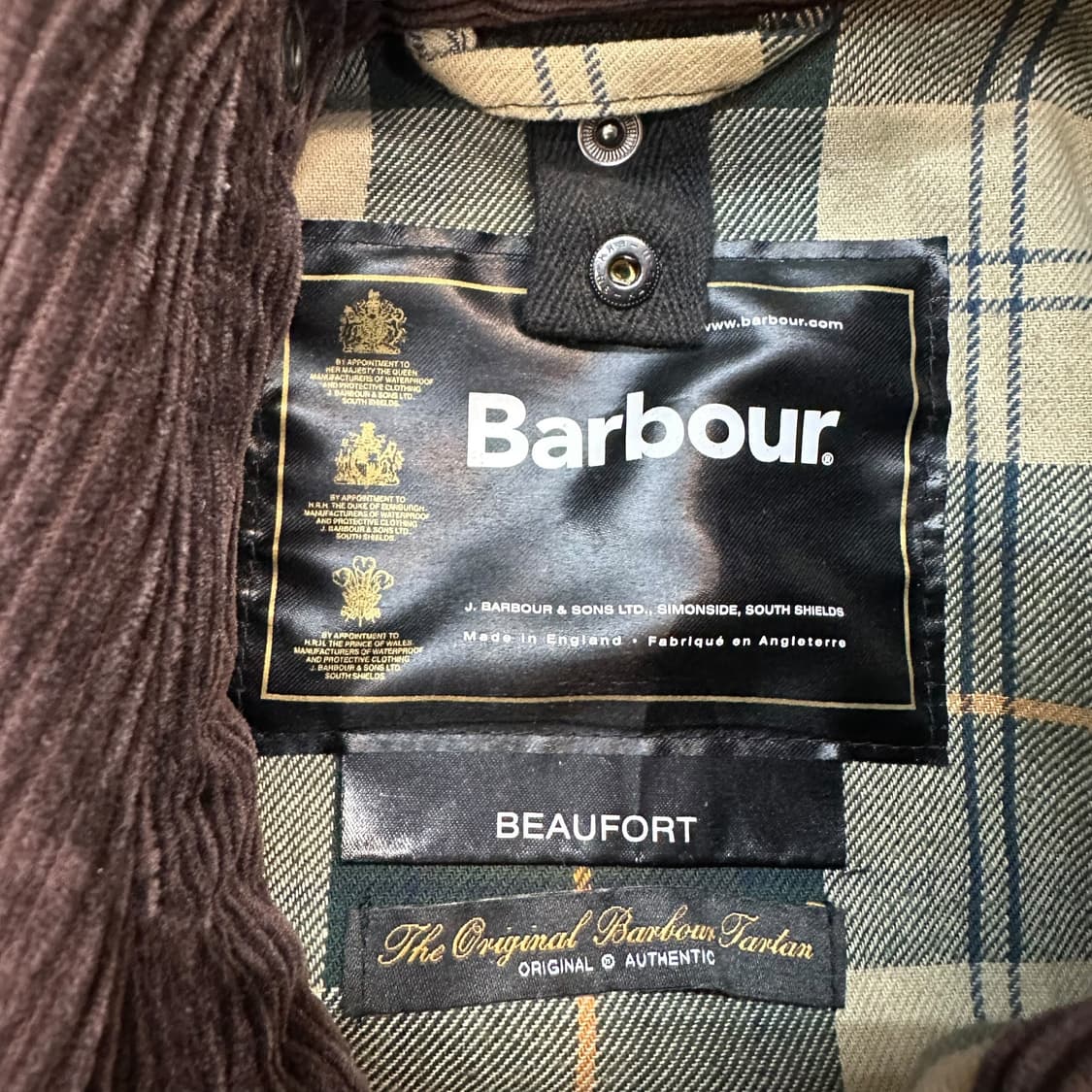 바버 뷰포트 왁싱 자켓 상품이미지6