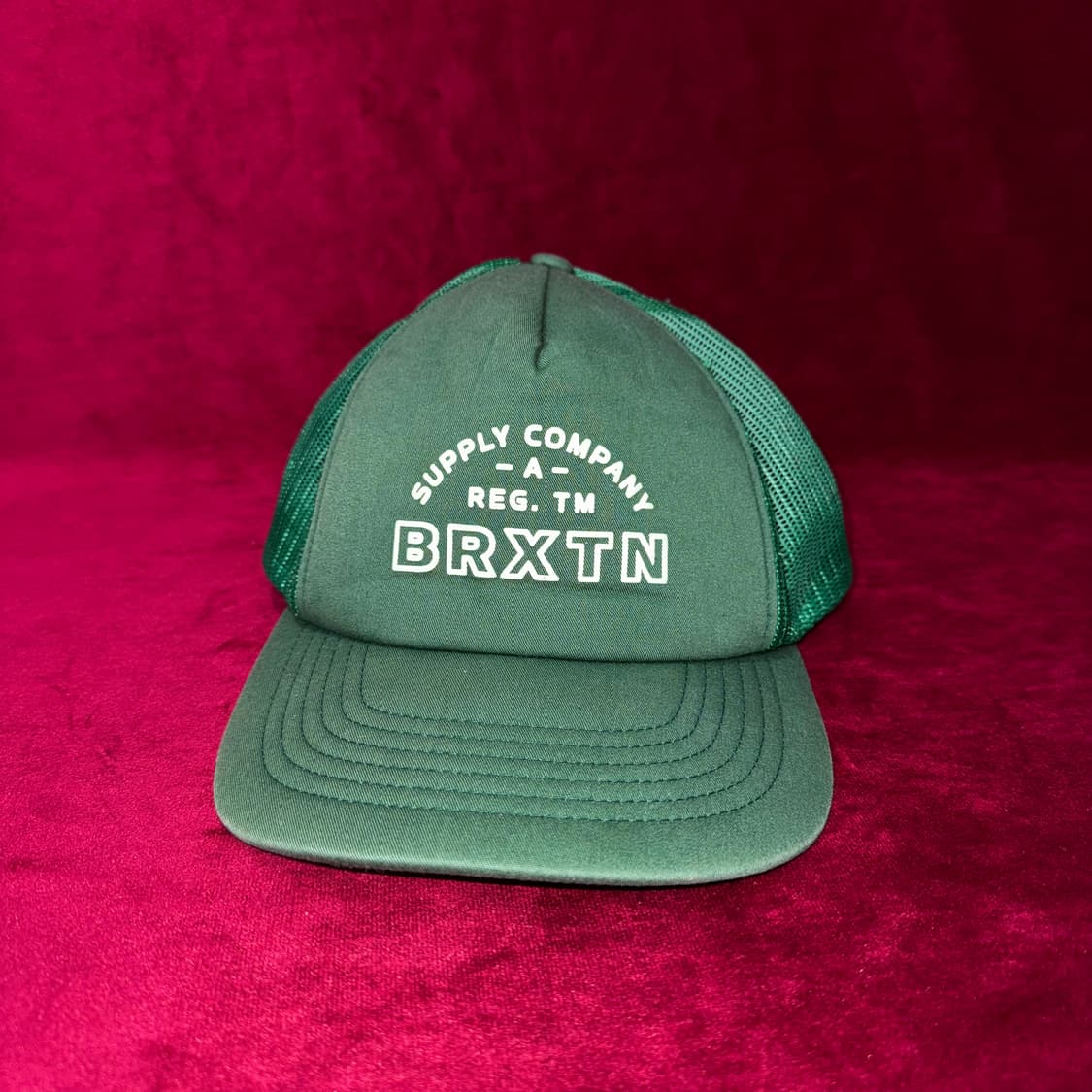 브릭스톤 그린 메쉬 트러커캡 상품이미지1