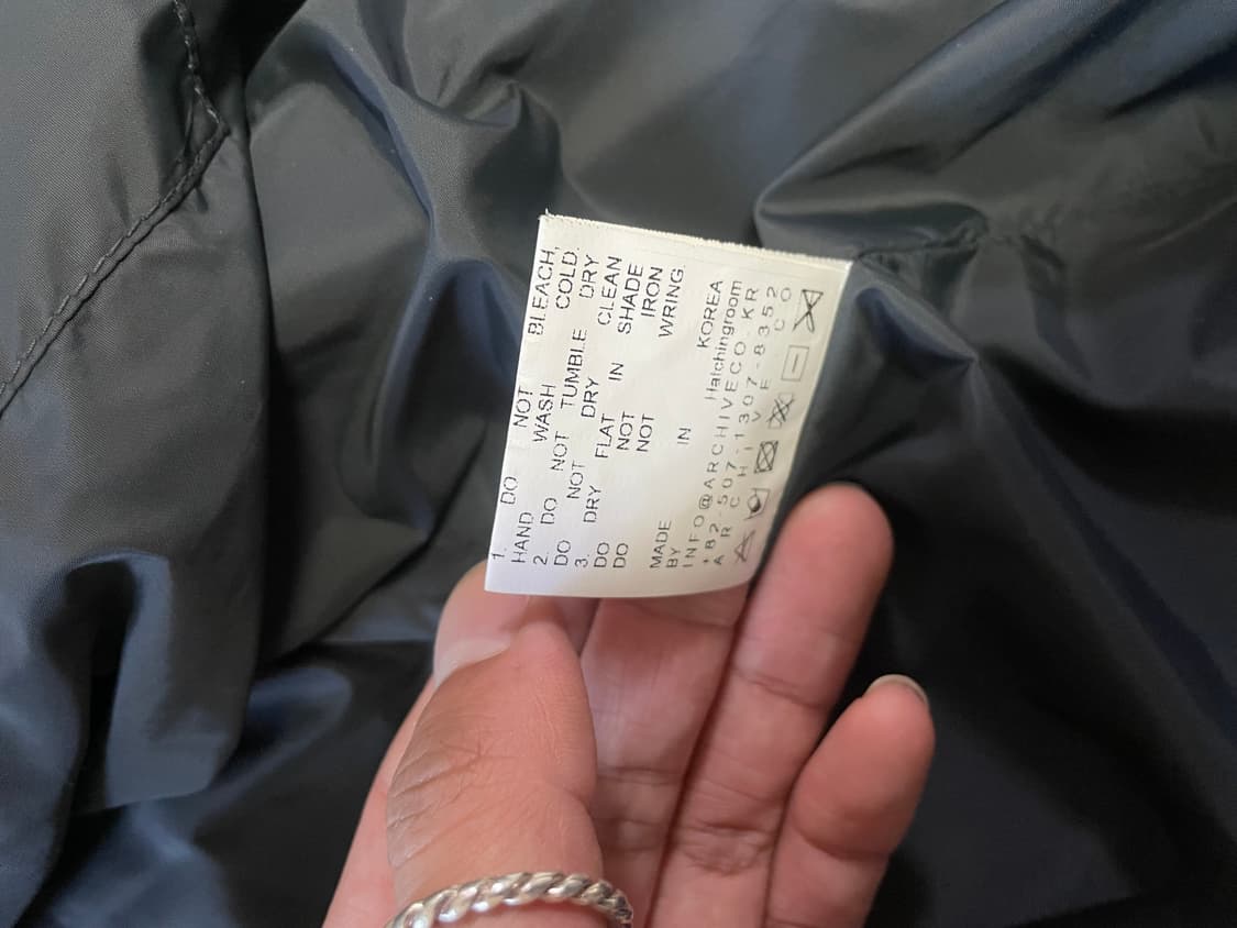 해칭룸 23FW 웹 구스다운 차콜 4사이즈 상품이미지6