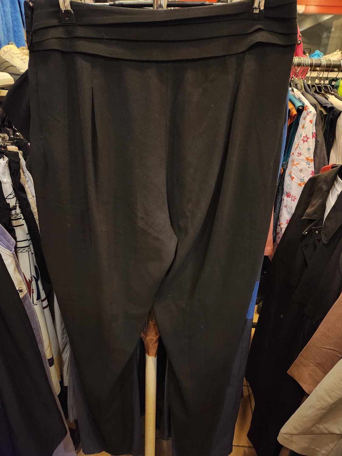 타임 블랙 팬츠 상품이미지5