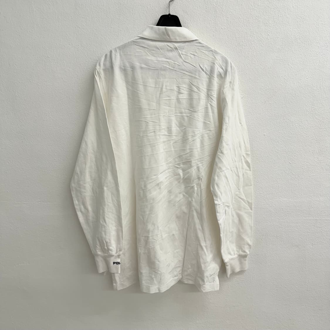 폴로 골프 화이트 긴팔 카라티 (M) 상품이미지4
