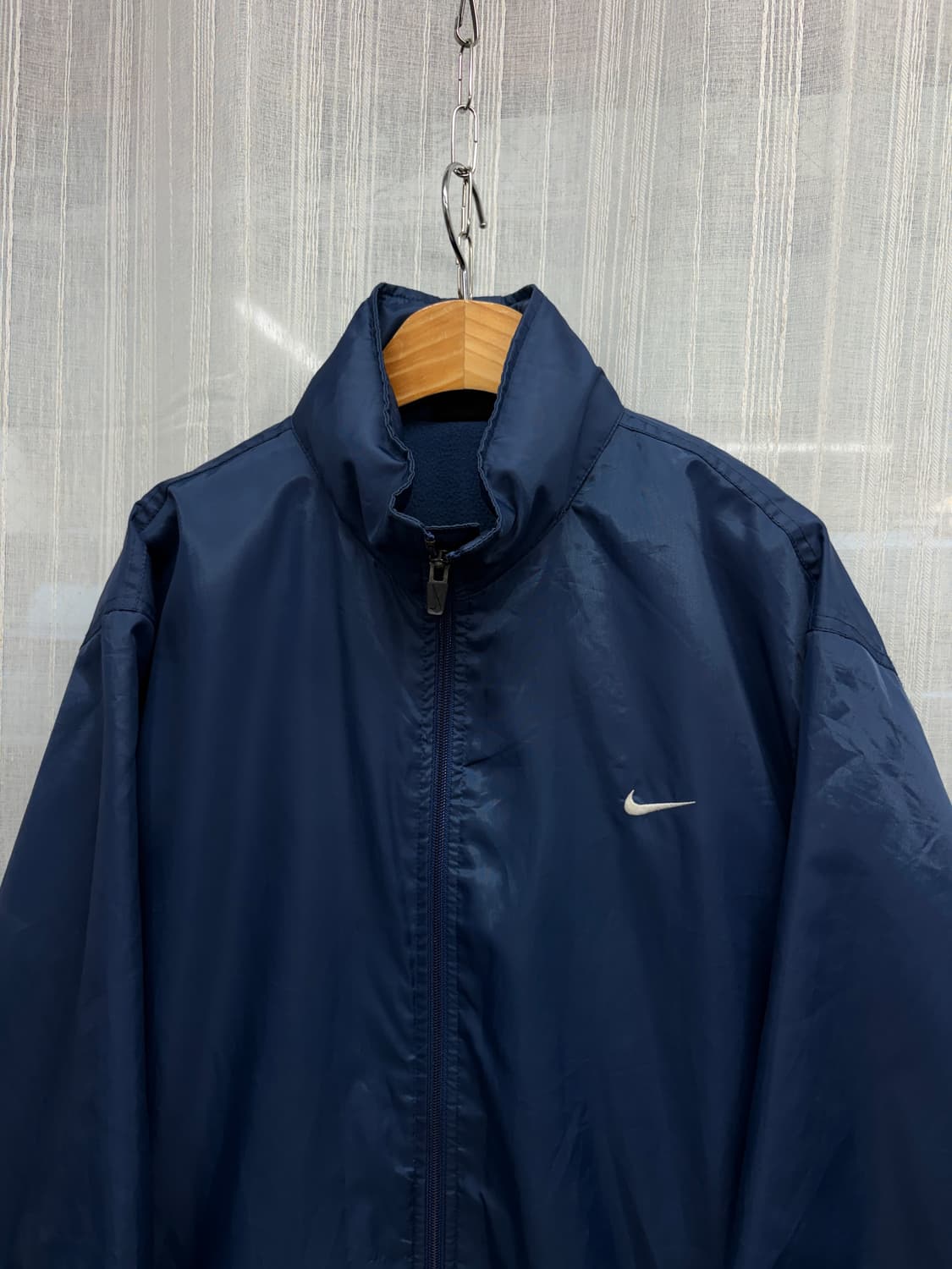 00s nike korea 나이키 빈티지 올드스쿨 빅스우시 바람막이 상품이미지3