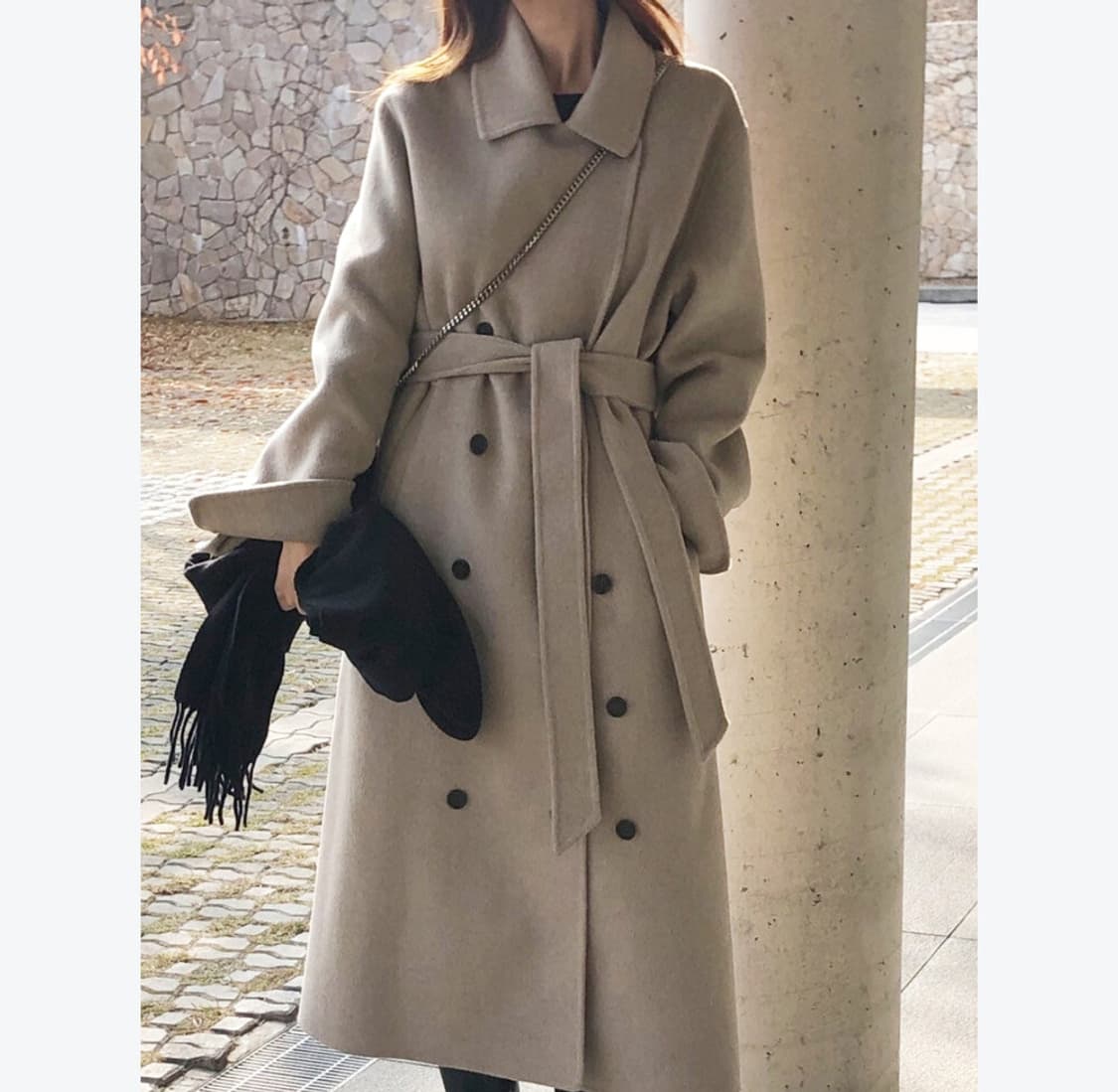 아카이브제이투유(ARCHIVE JTOU) 얼반 더블코트 프리사이즈 새상품 상품이미지1