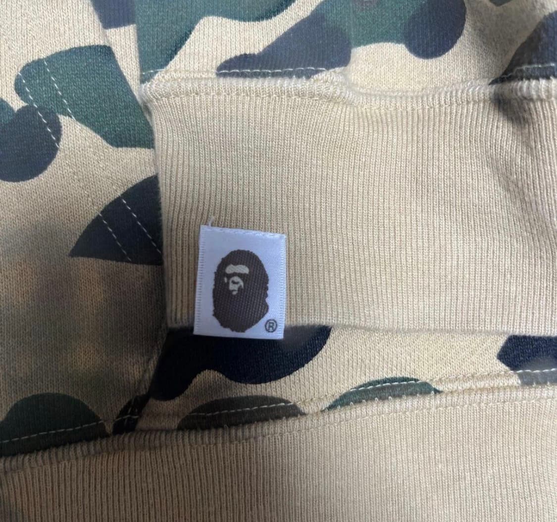 베이프 황계 카모 후드 집업 1st camo 상품이미지10