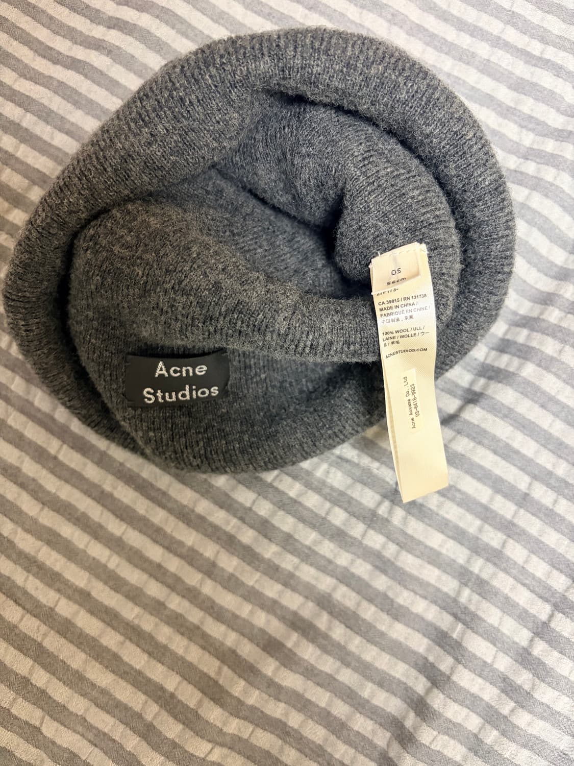 아크네 비니 다크그레이 상품이미지3