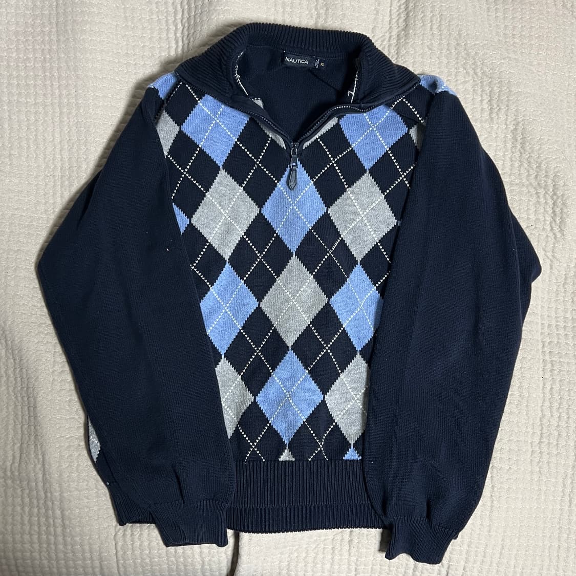 Nautica 노티카 아가일패턴 니트 XL 상품이미지1