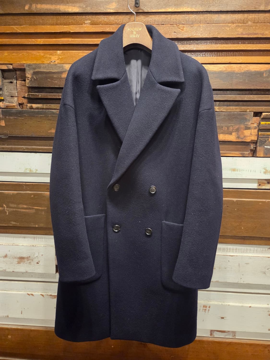 시스템 더블브레스티드코트 상품이미지10