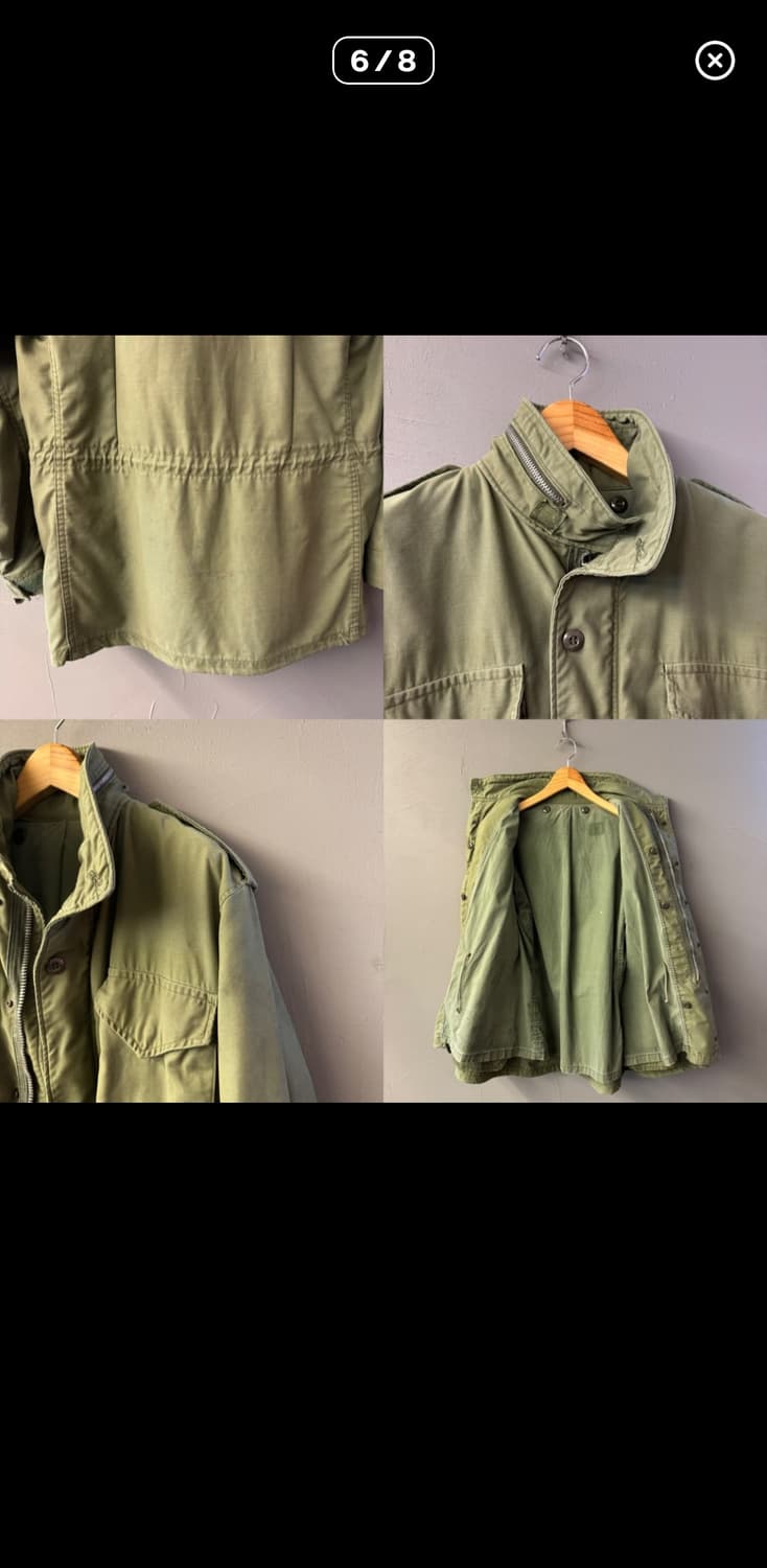 Us Army 미군 오리지널 m65 필드자켓 L-R 상품이미지5