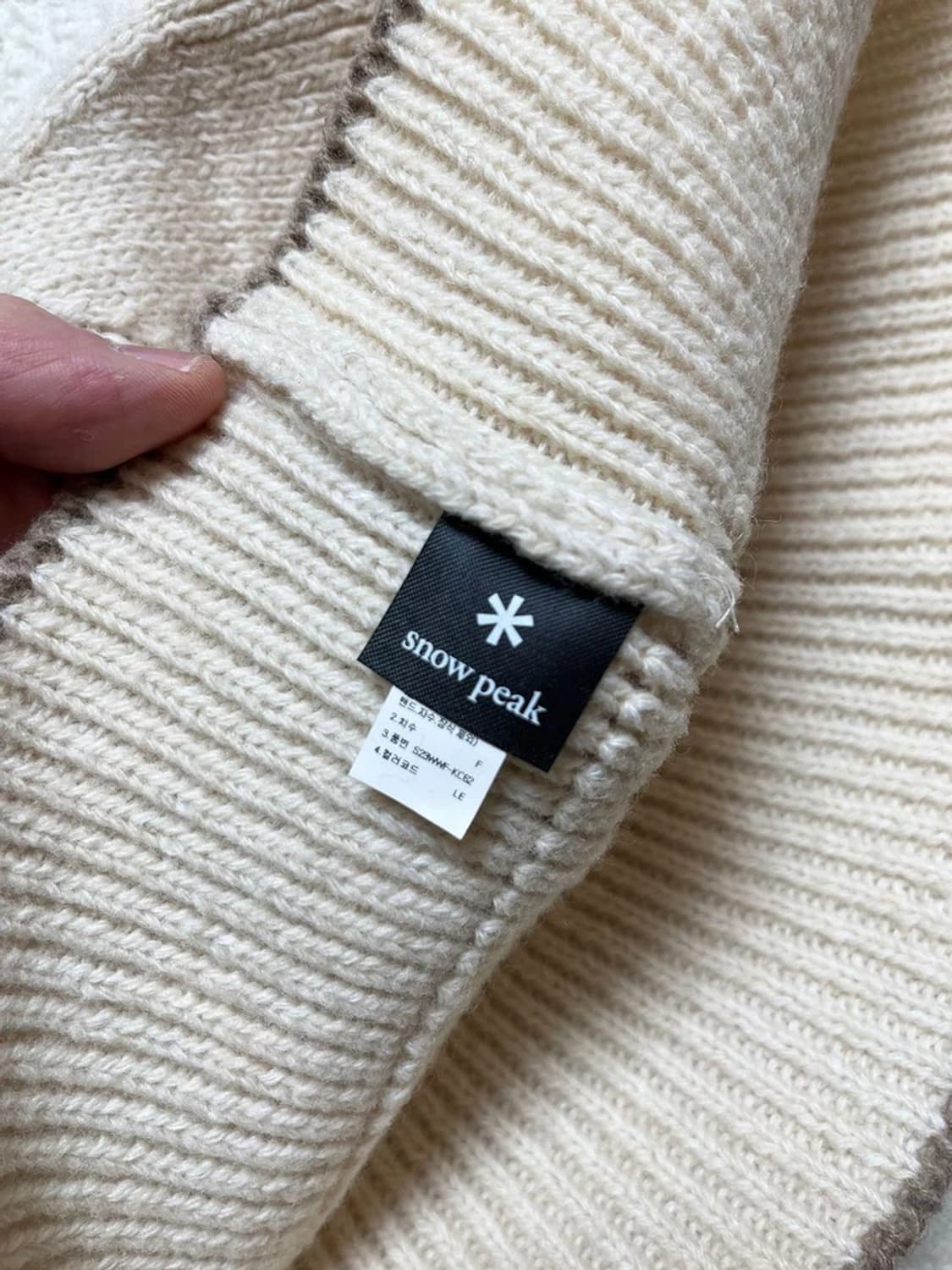 스노우 23FW 니트 버킷 햇 A1691 상품이미지6