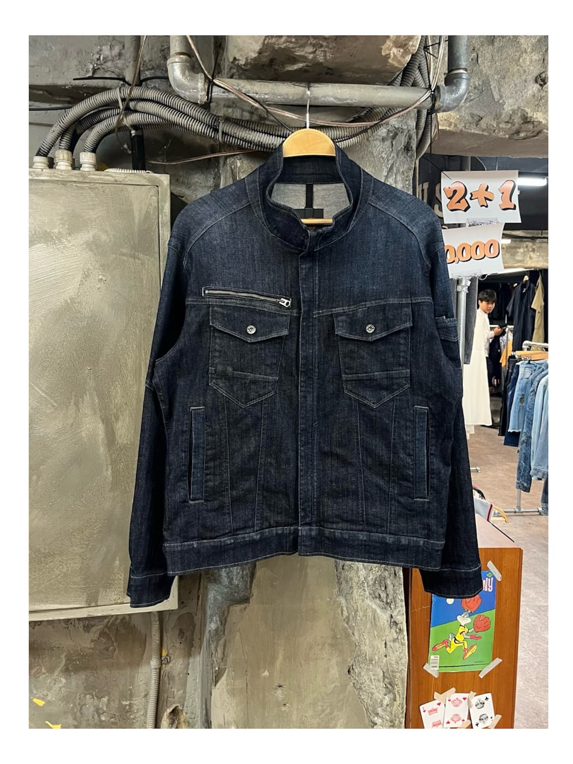 빈티지 BURTLE 데님 워크 트러커 자켓 3L #csz4033 상품이미지1