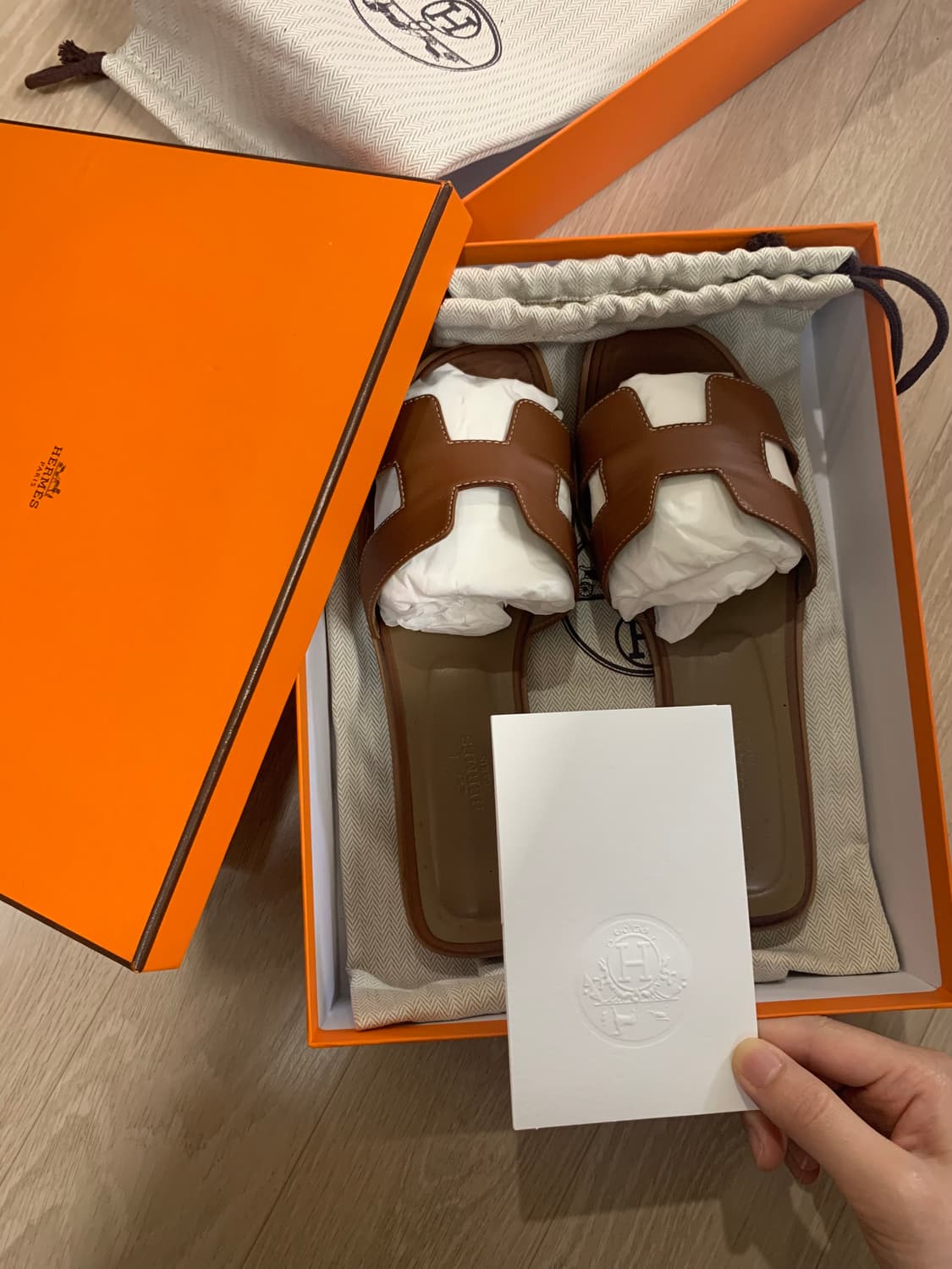 [정품] 에르메스 오란 골드(구버전) 39 상품이미지8