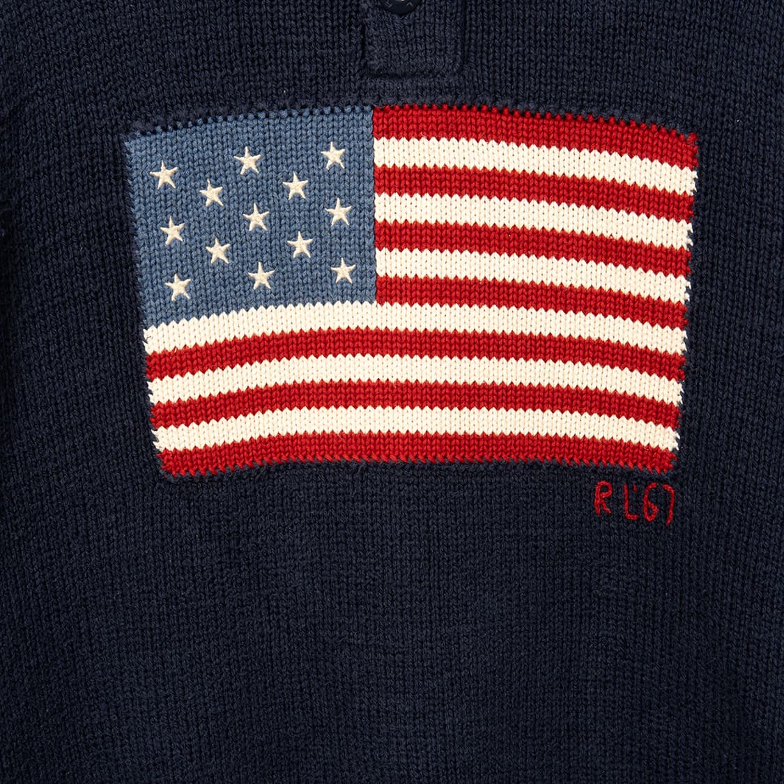 [M] 폴로 랄프로렌 성조기 코튼 니트  상품이미지4