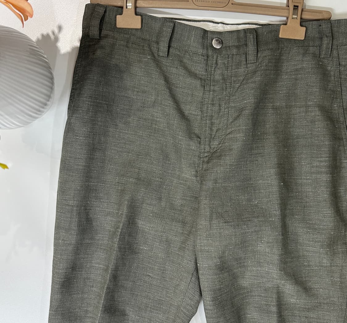 브루넬로 쿠치넬리 린넨 블렌드 버진울 팬츠 레저핏 슬랙스 상품이미지3
