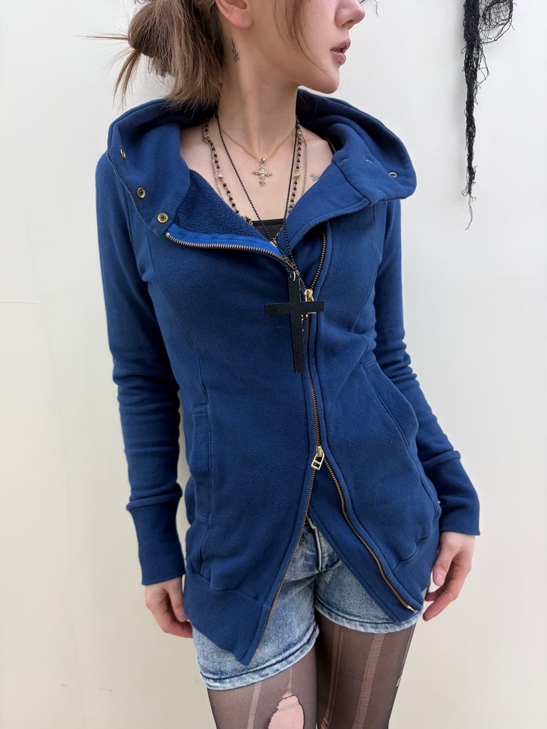 Y2K two-way zipup 상품이미지3