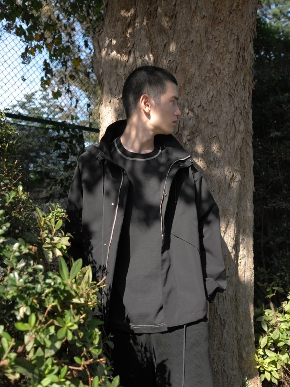 오라리 / 울 맥스 캔버스 후드 블루종 / 4 상품이미지3