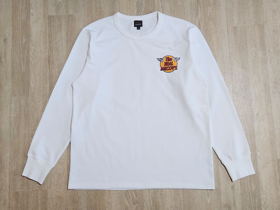 리얼맥코이 로고 롱슬리브 xl(42) 상품이미지1