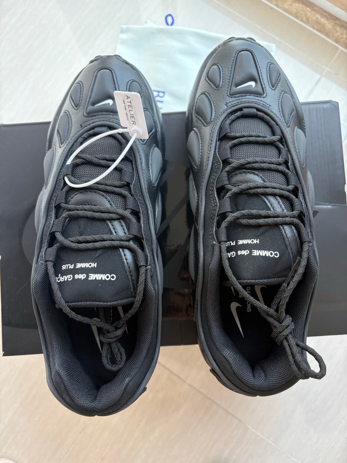 [새상품]나이키 꼼데가르송 센스 96 블랙 280 상품이미지1