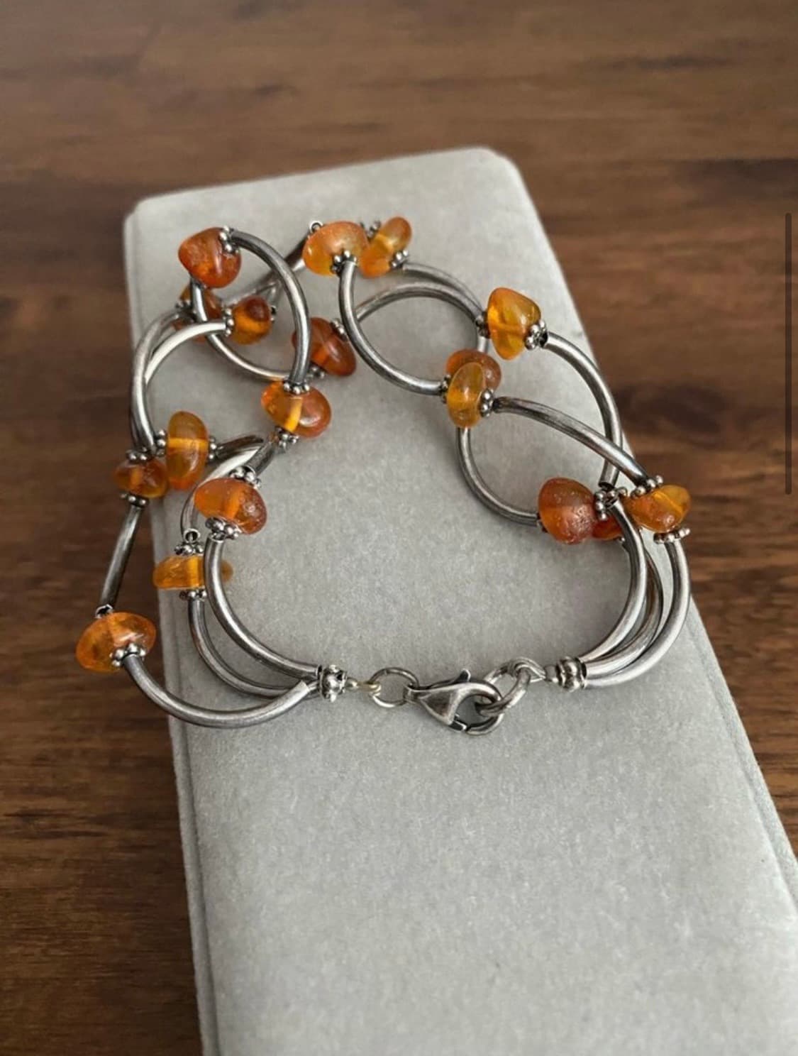 천연 앰버 팔찌(925 SILVER) 상품이미지2