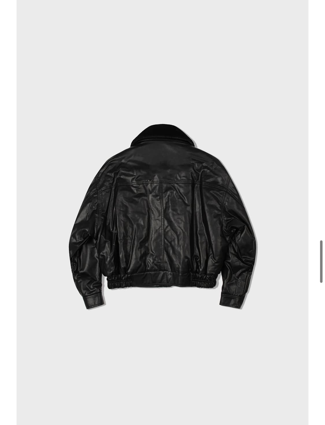 로우클래식 레더 숏 누빔 자켓 S 상품이미지3