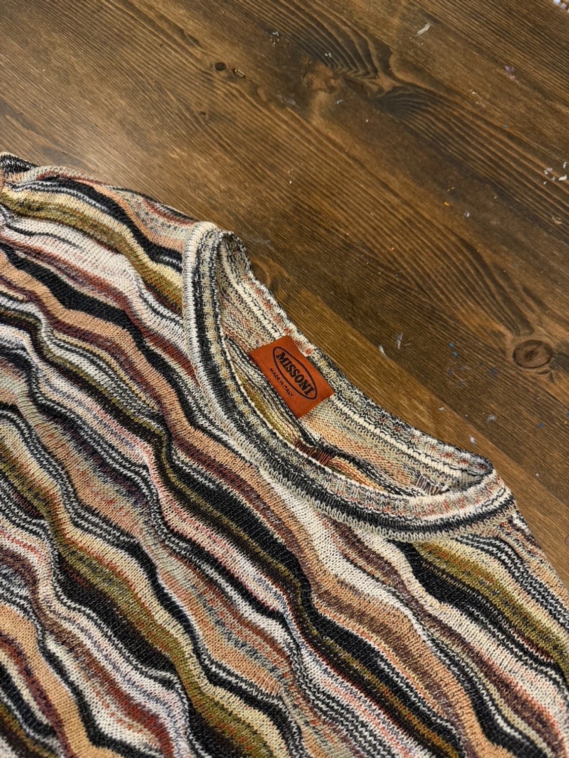 미쏘니 패턴 니트 66~77 상품이미지8